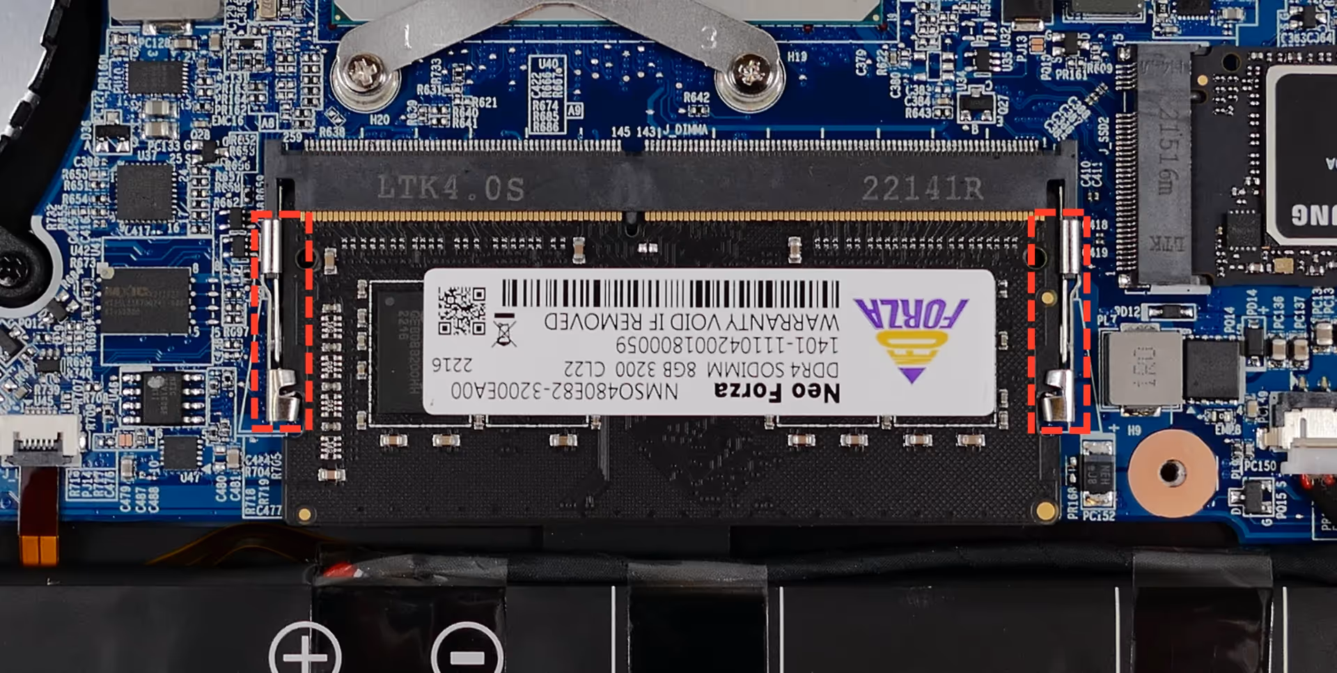 RAM tabs