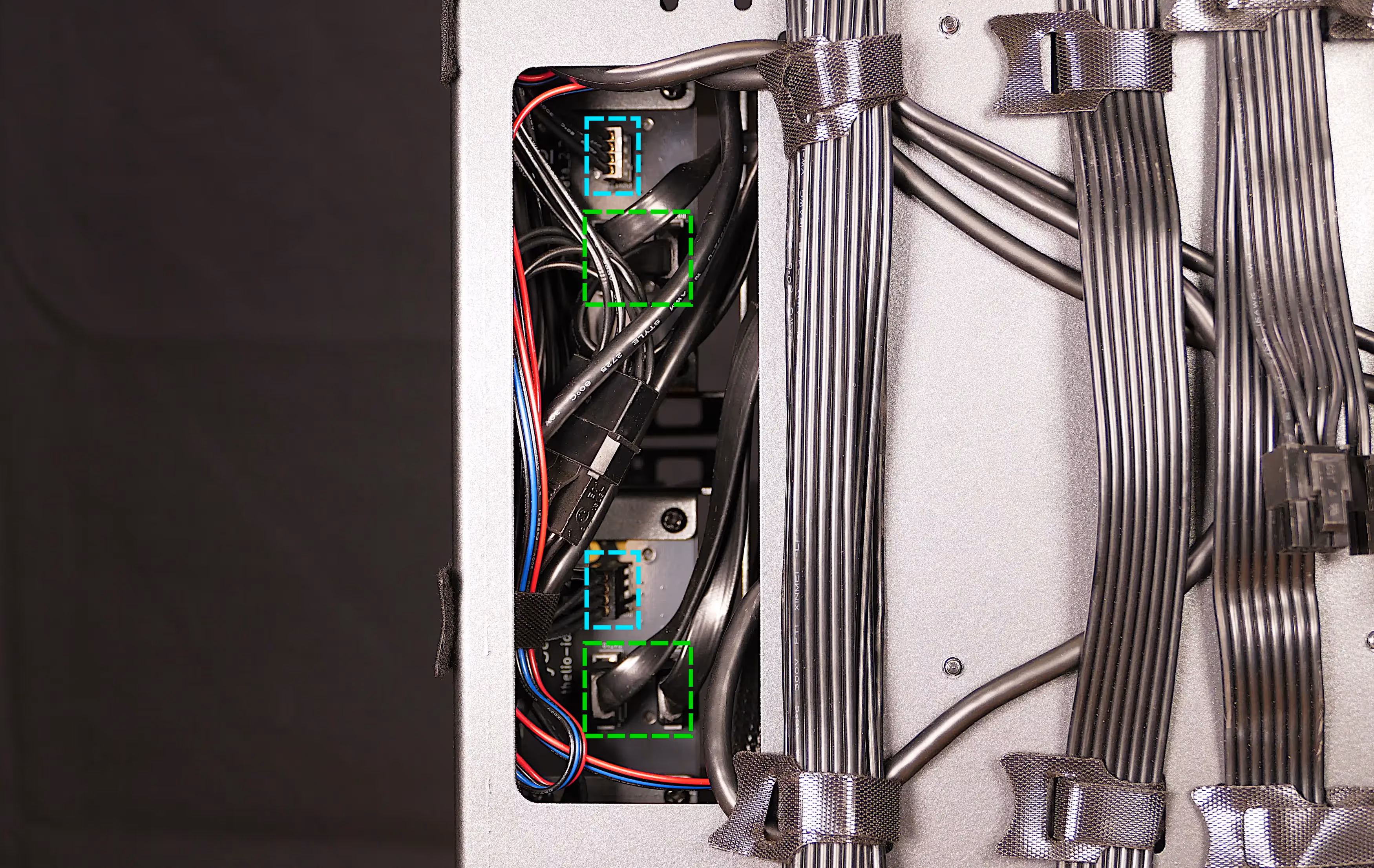2.5" drive cage cabling & screws