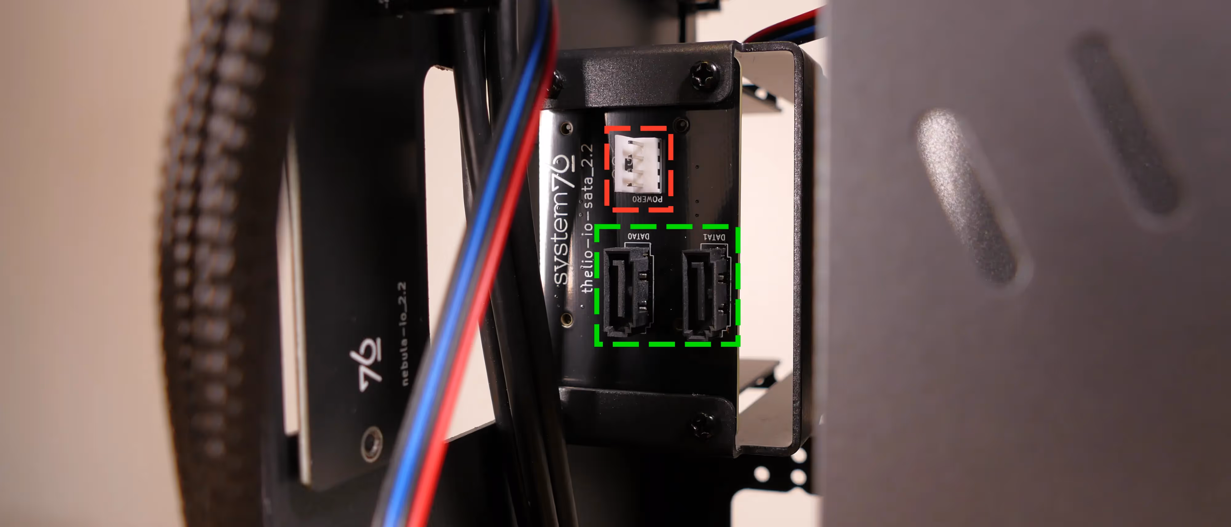 2.5" SATA backplane headers