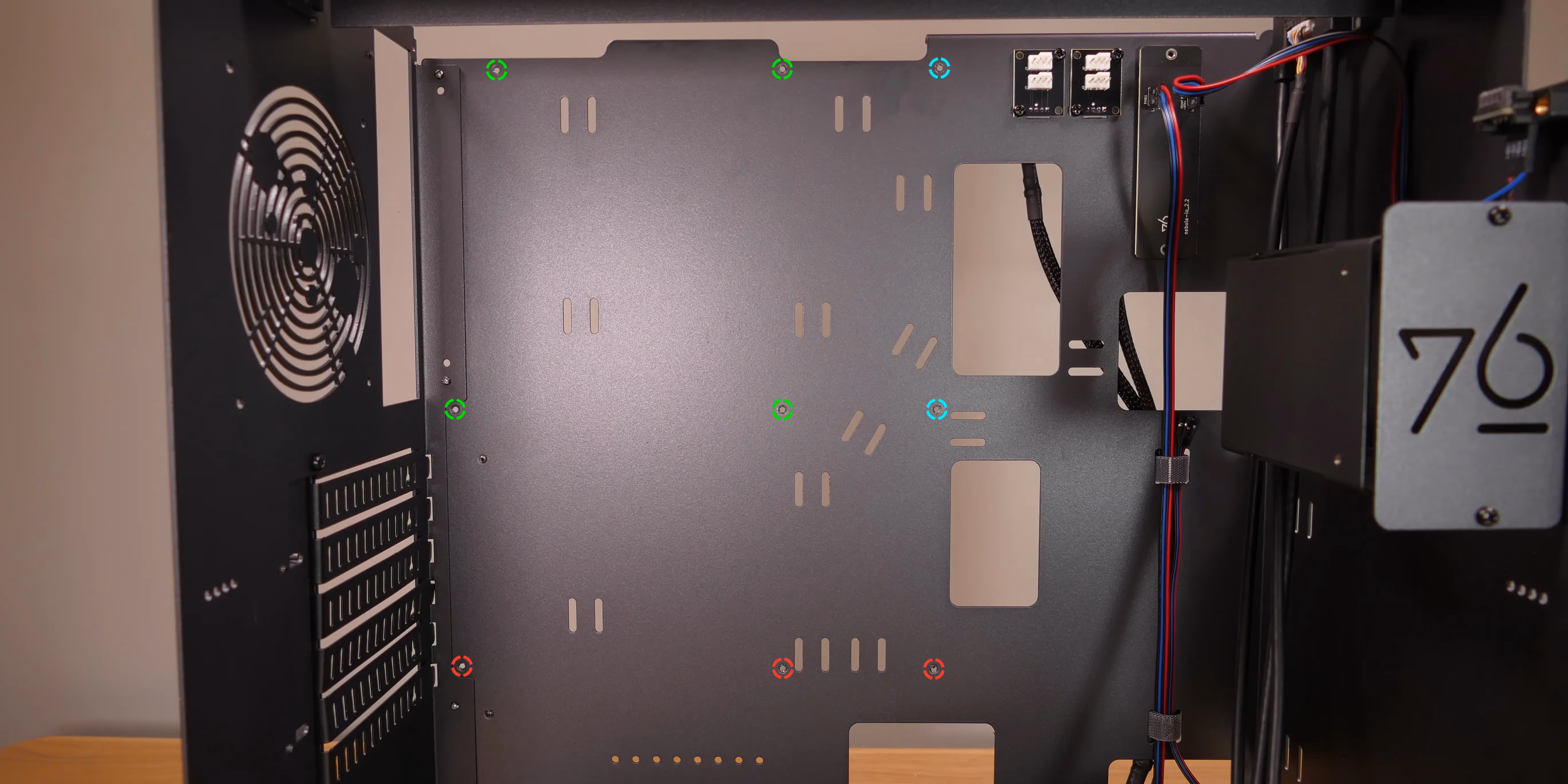 Standoff holes