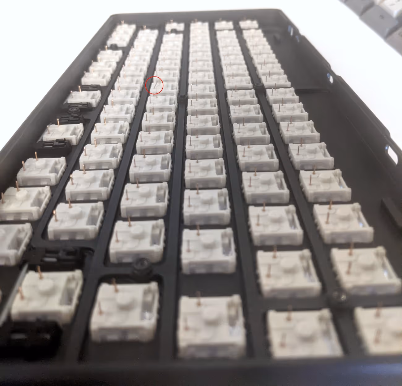 Checking switch pins in chassis