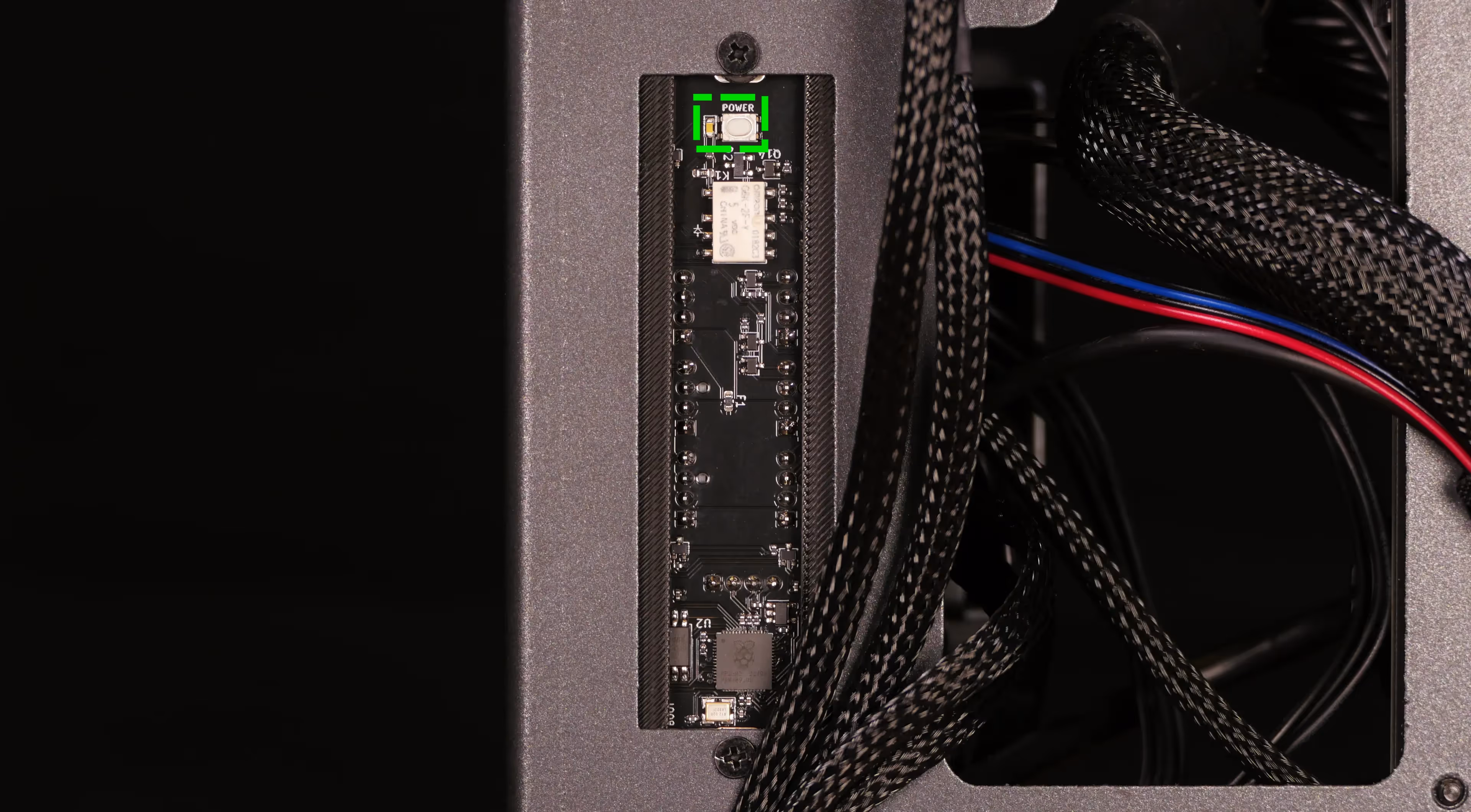 Internal power button