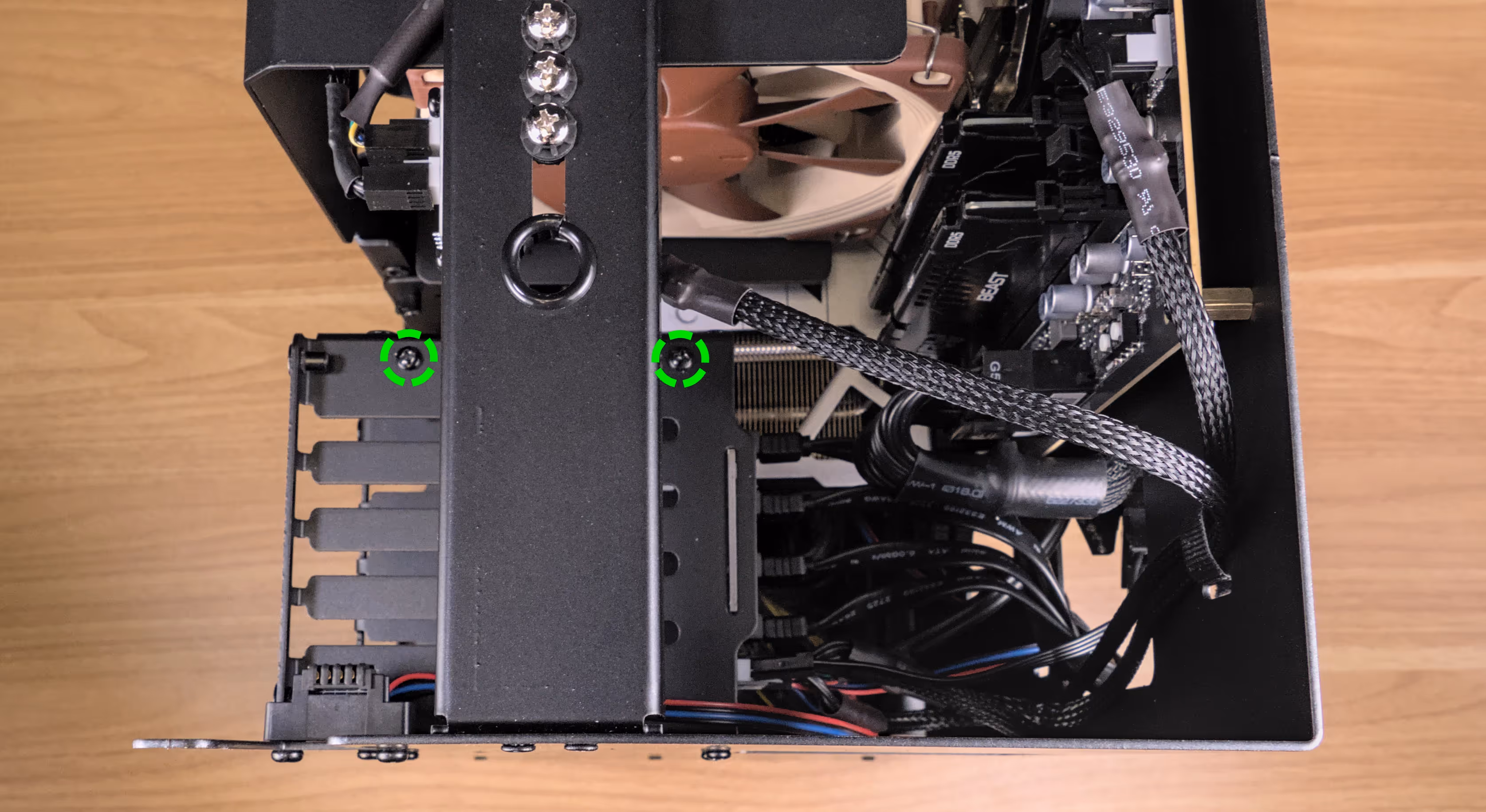 Thelio-IO drive cage screws