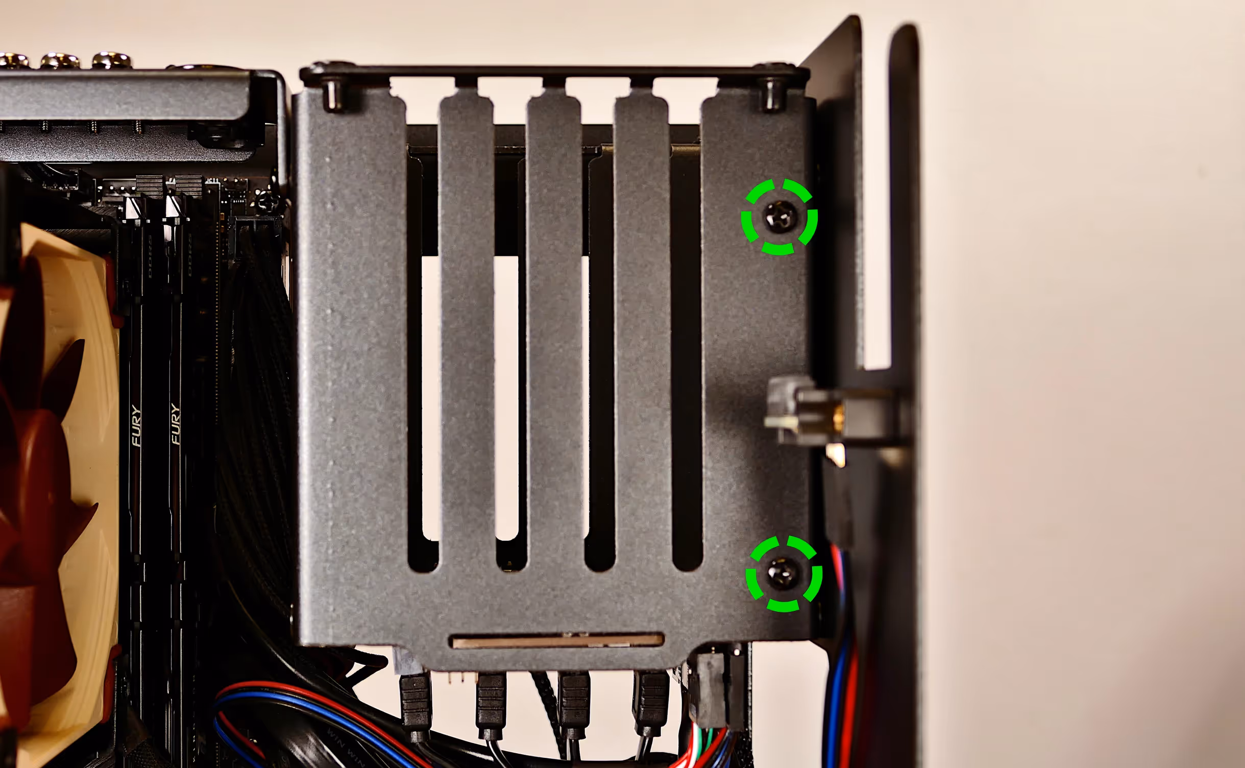 Thelio-IO drive cage screws