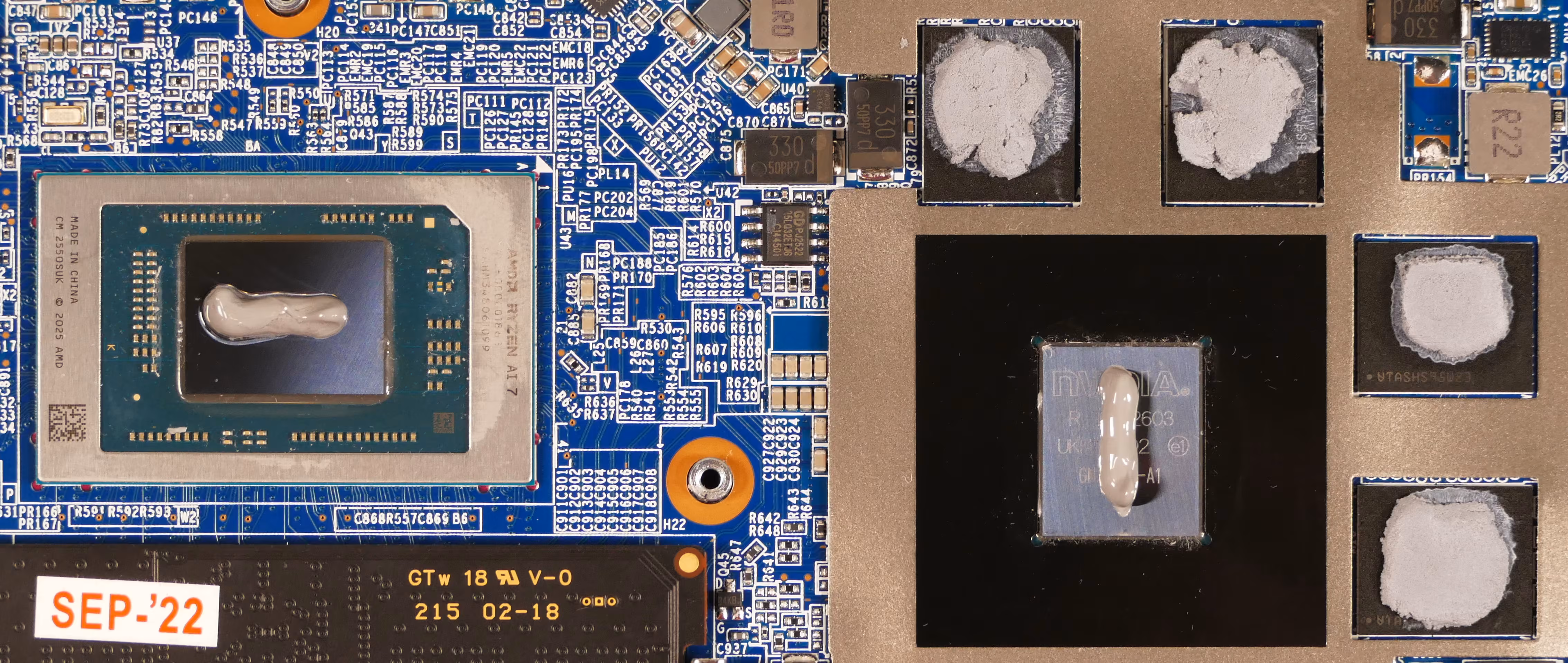 Thermal paste application