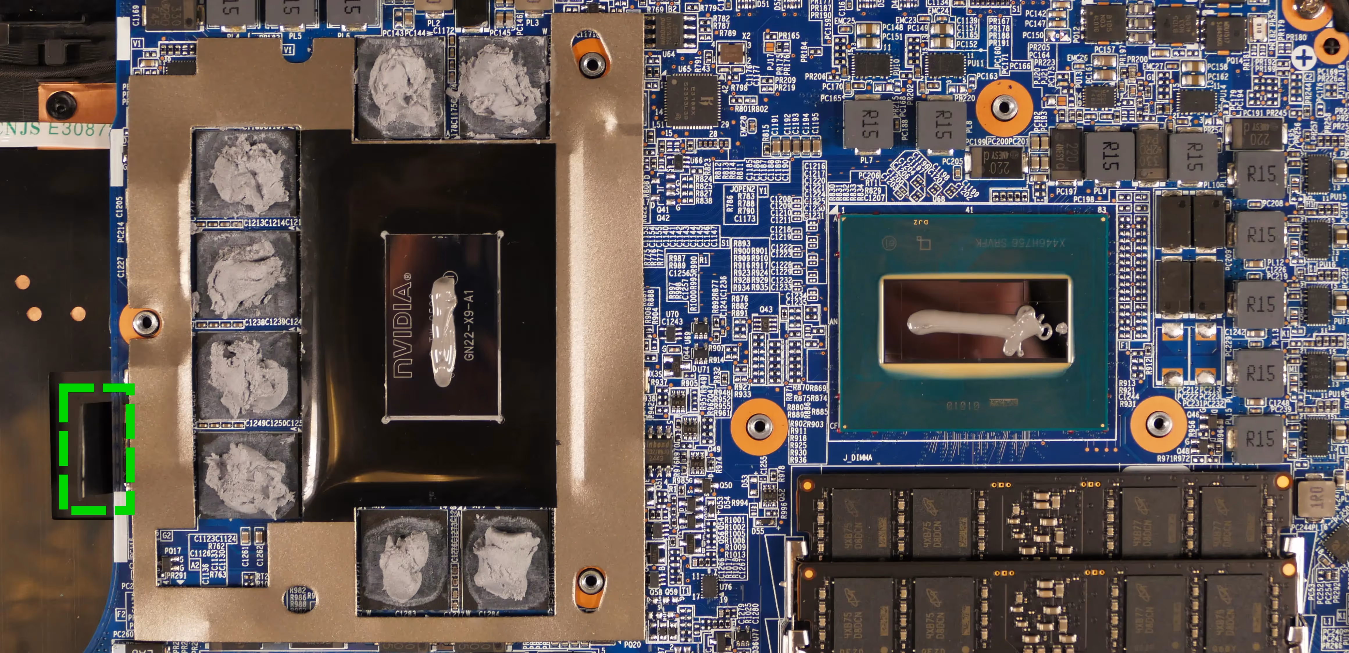 Thermal paste application