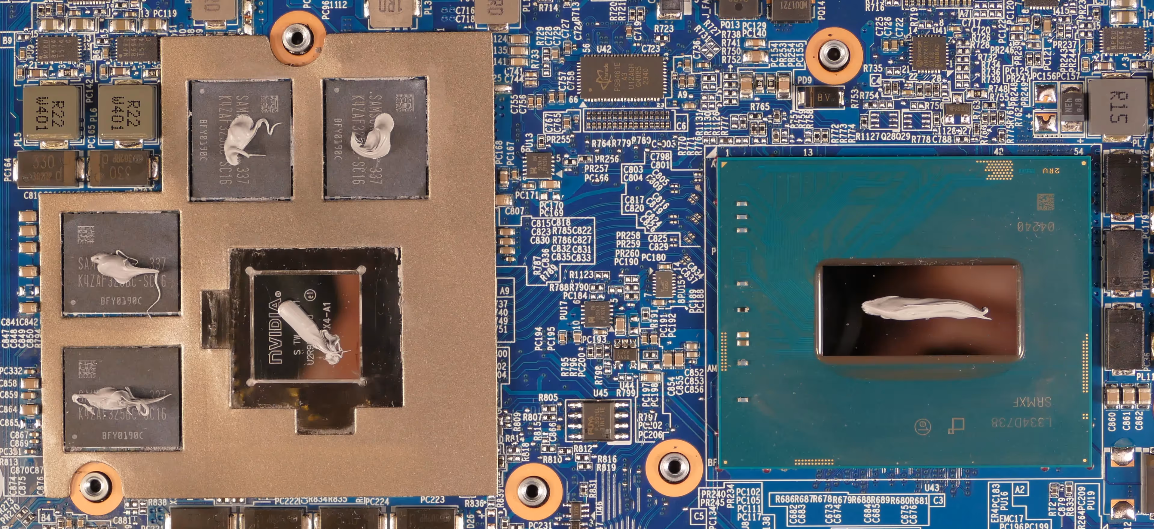 Thermal paste application