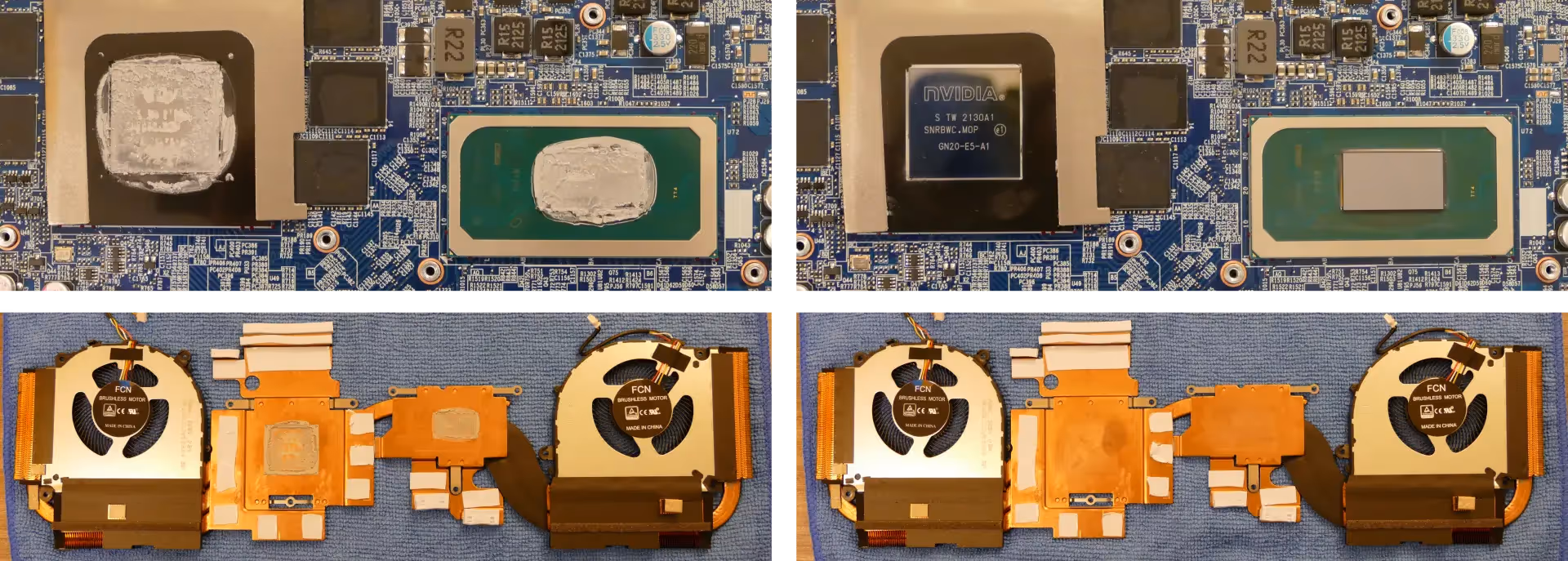 Thermal paste removal