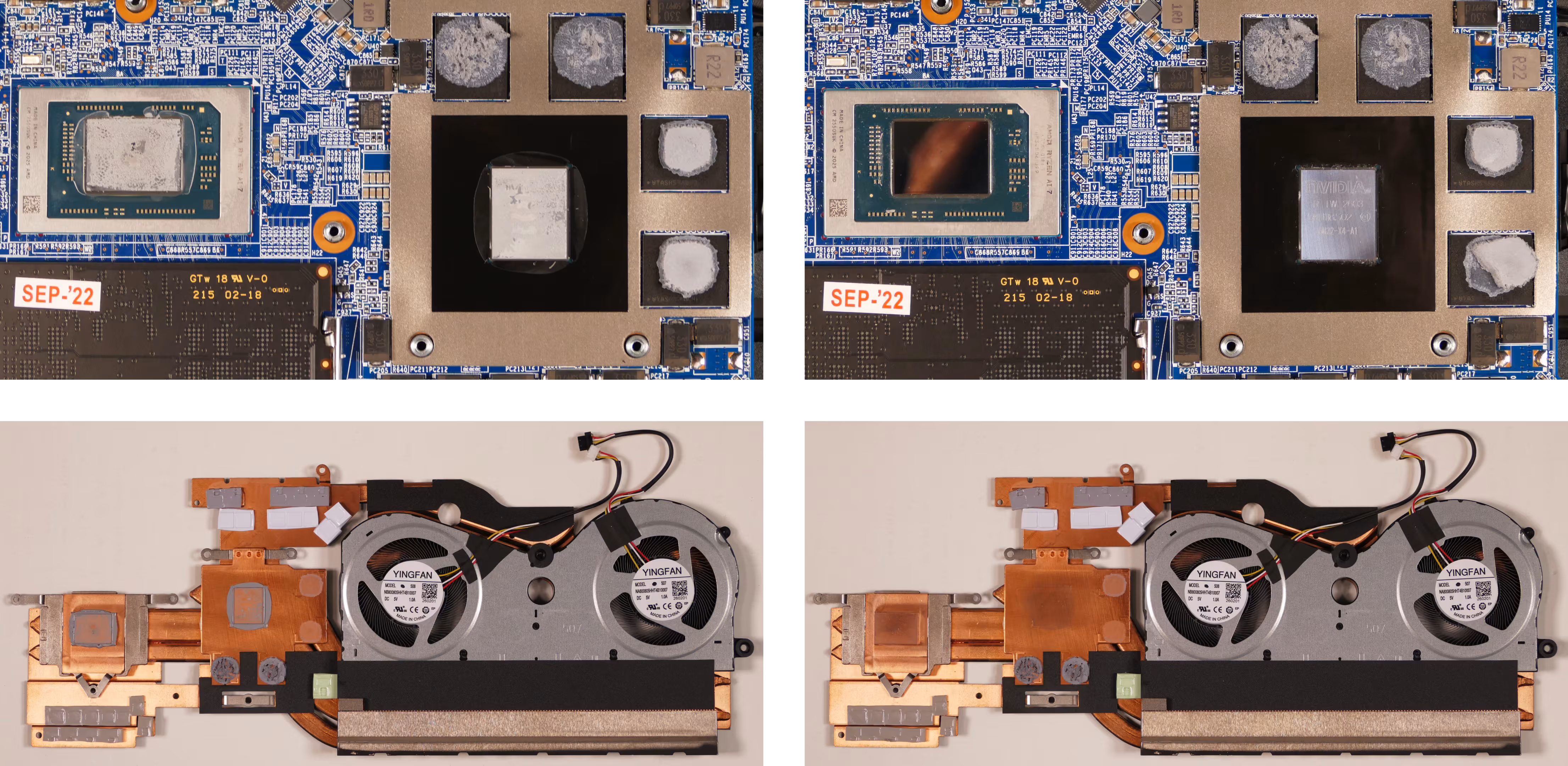 Thermal paste removal