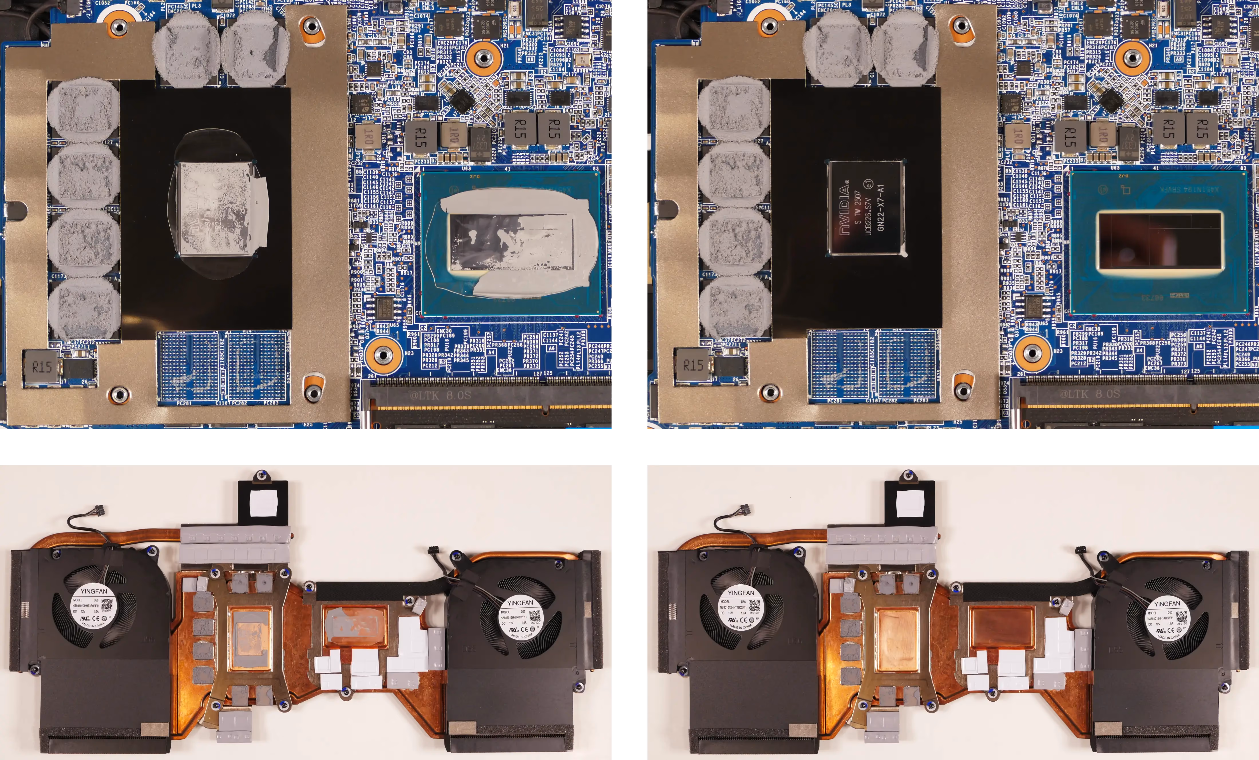 Thermal paste removal
