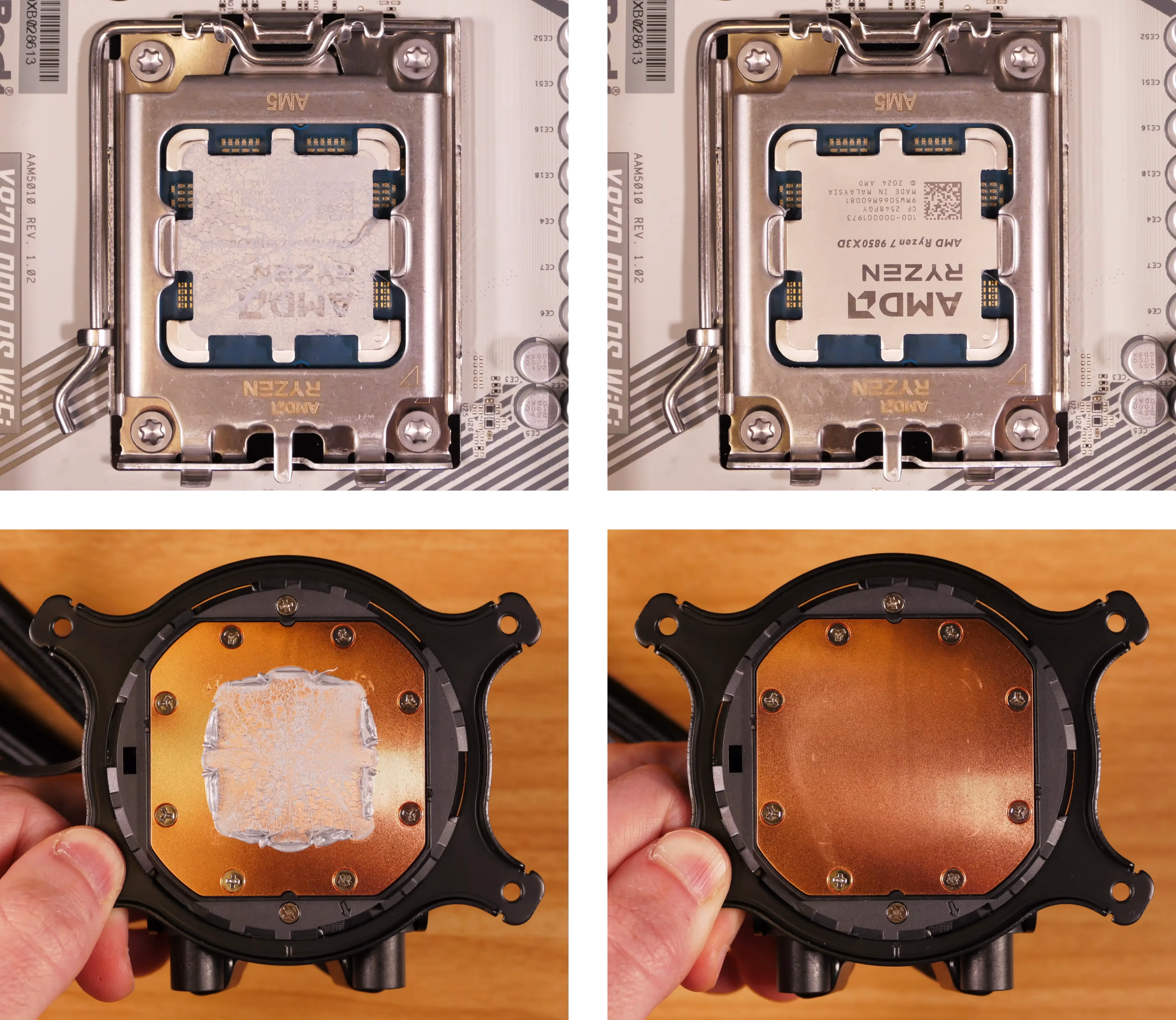 Thermal paste removal
