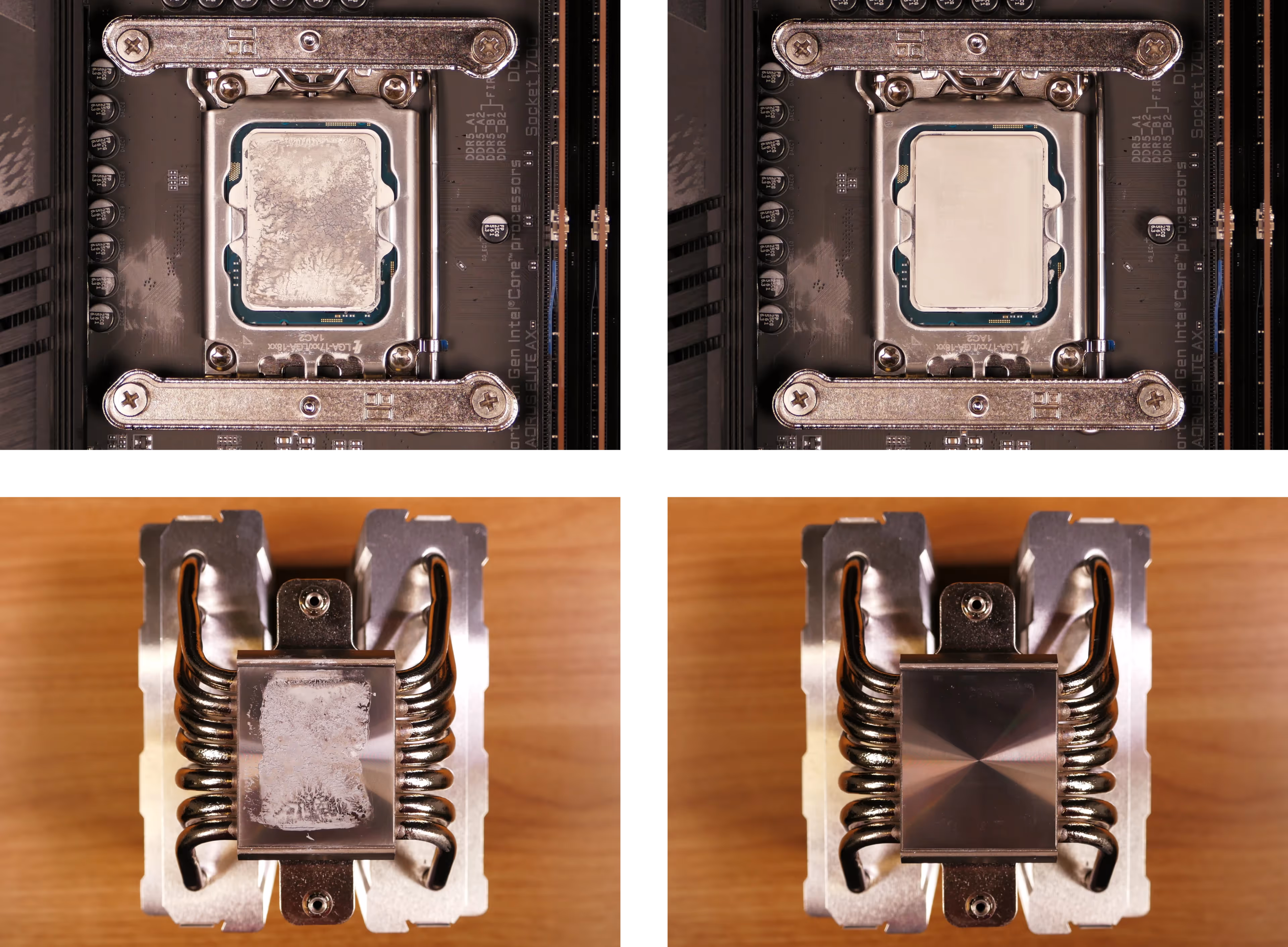 Thermal paste removal
