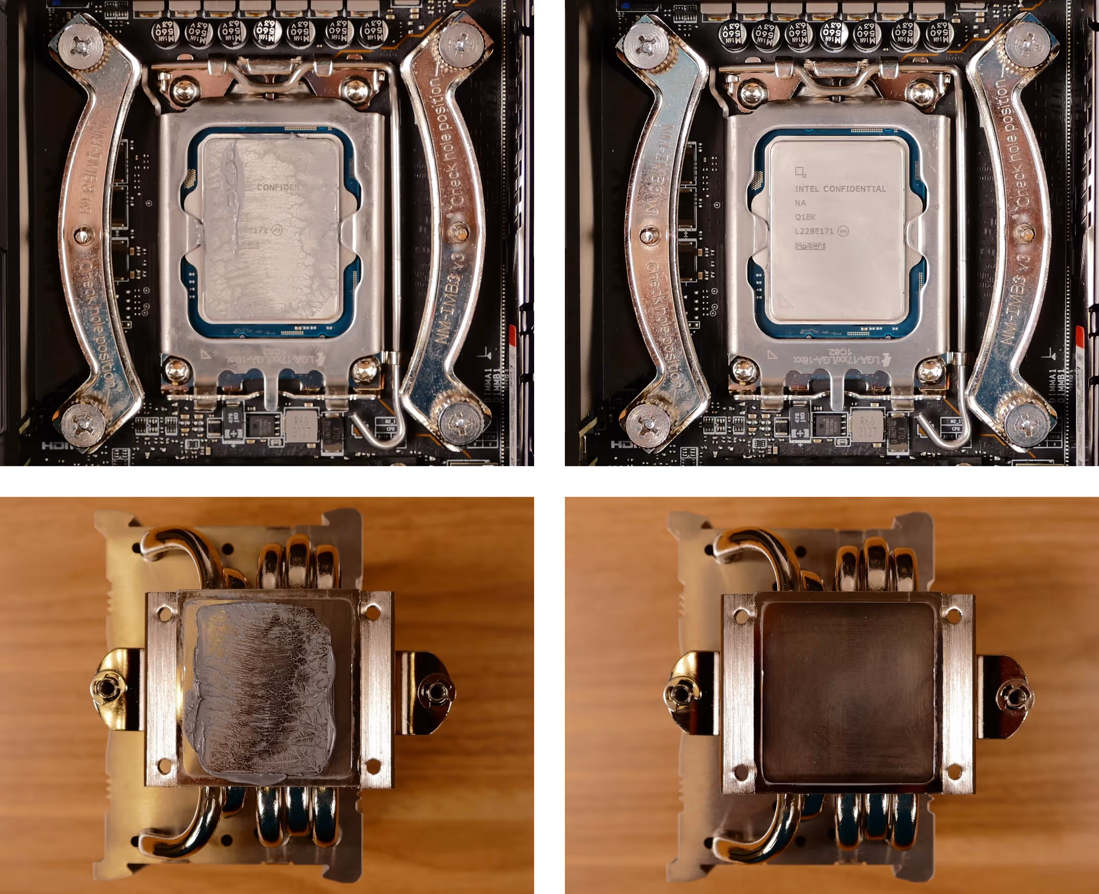 Thermal paste removal