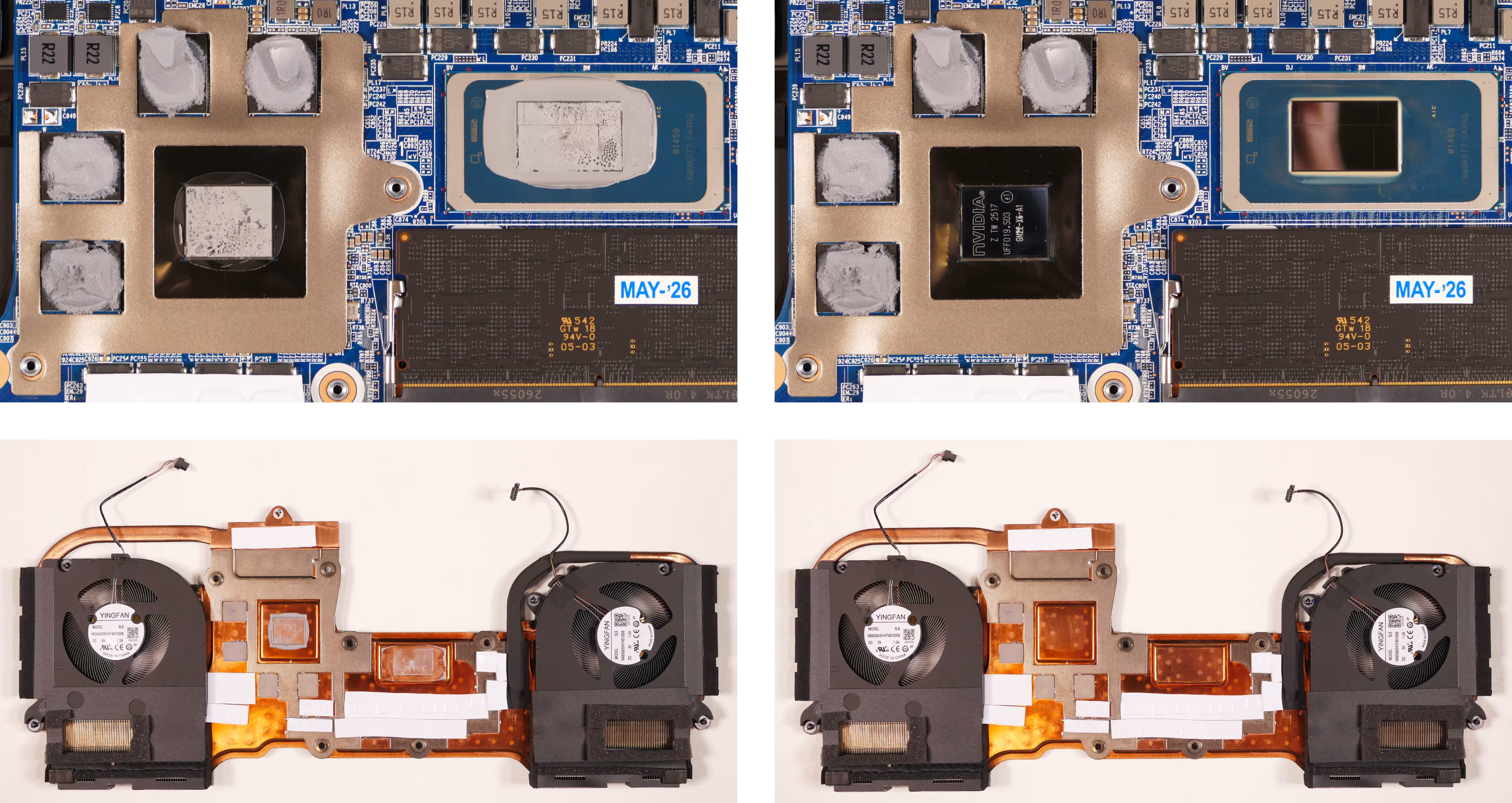Thermal paste removal