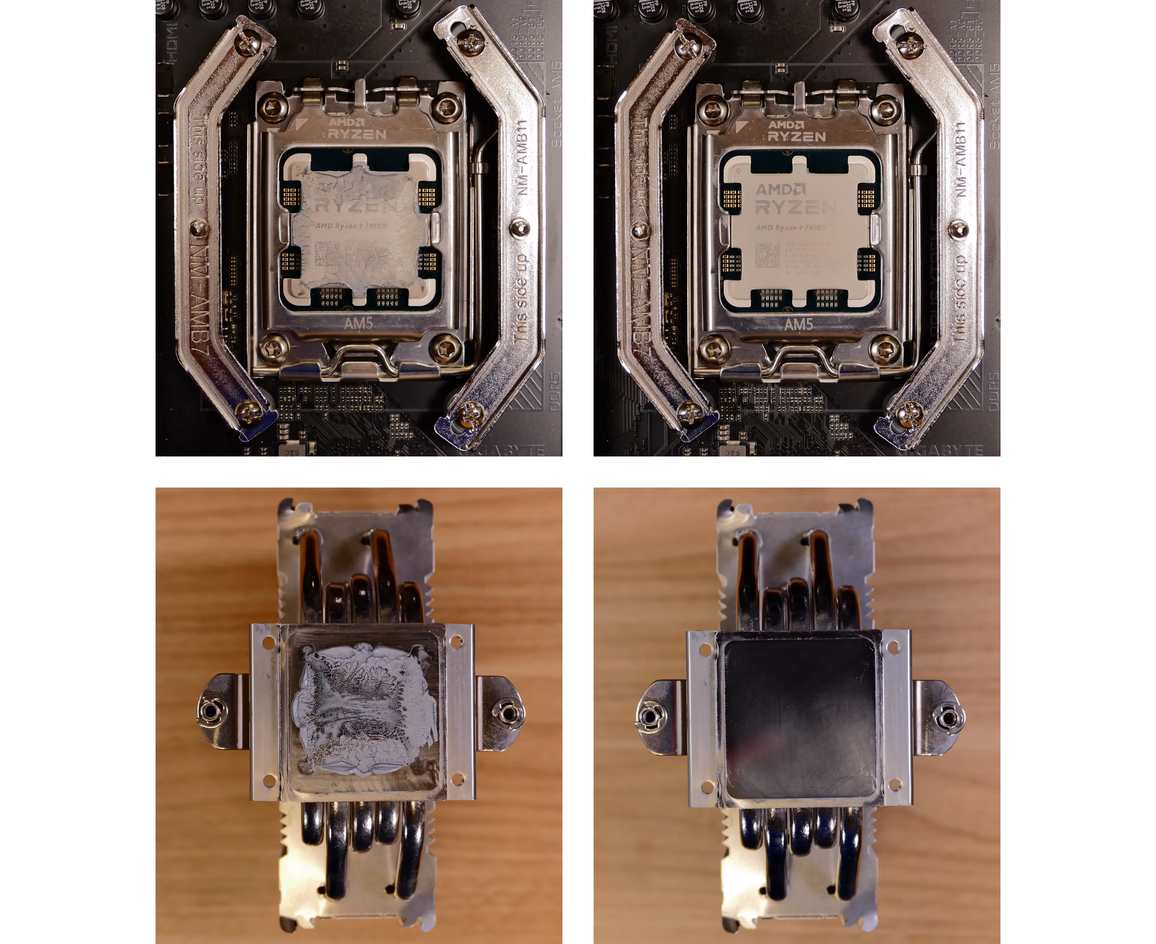 Thermal paste removal