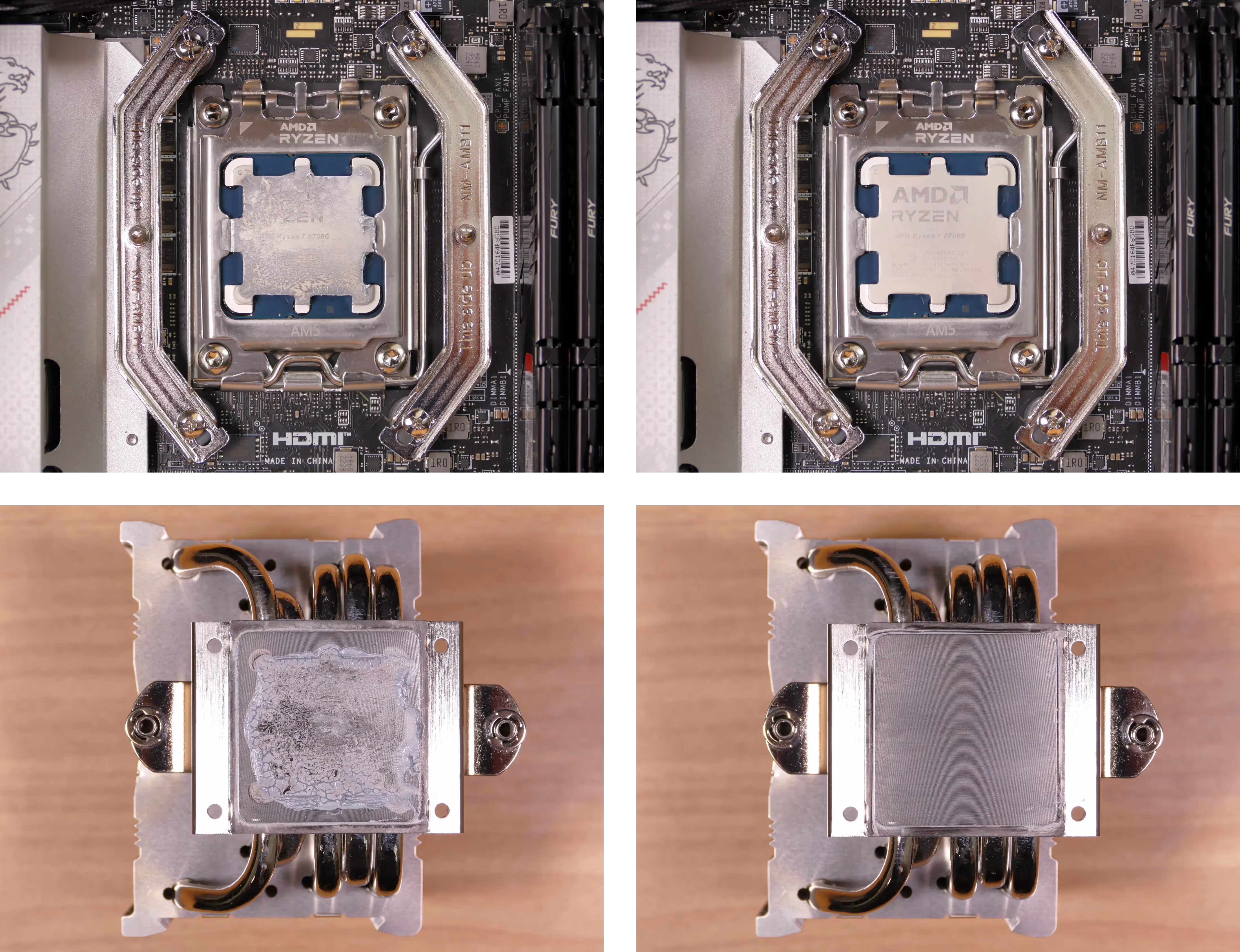 Thermal paste removal