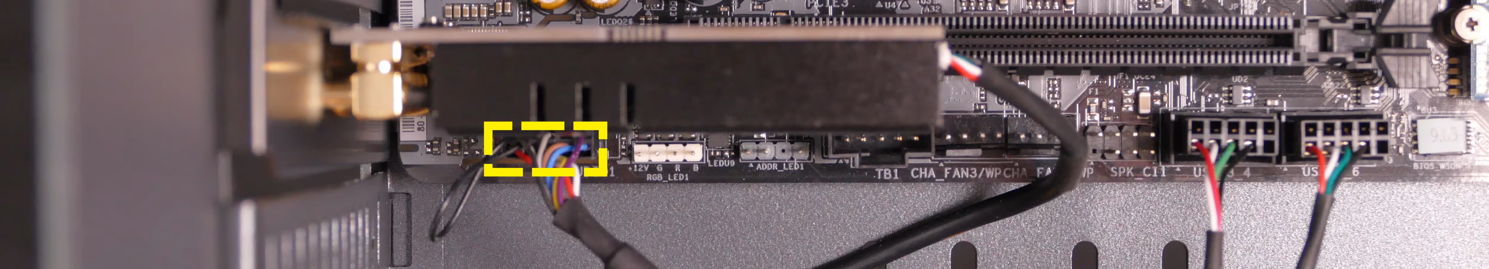 Top I/O audio header