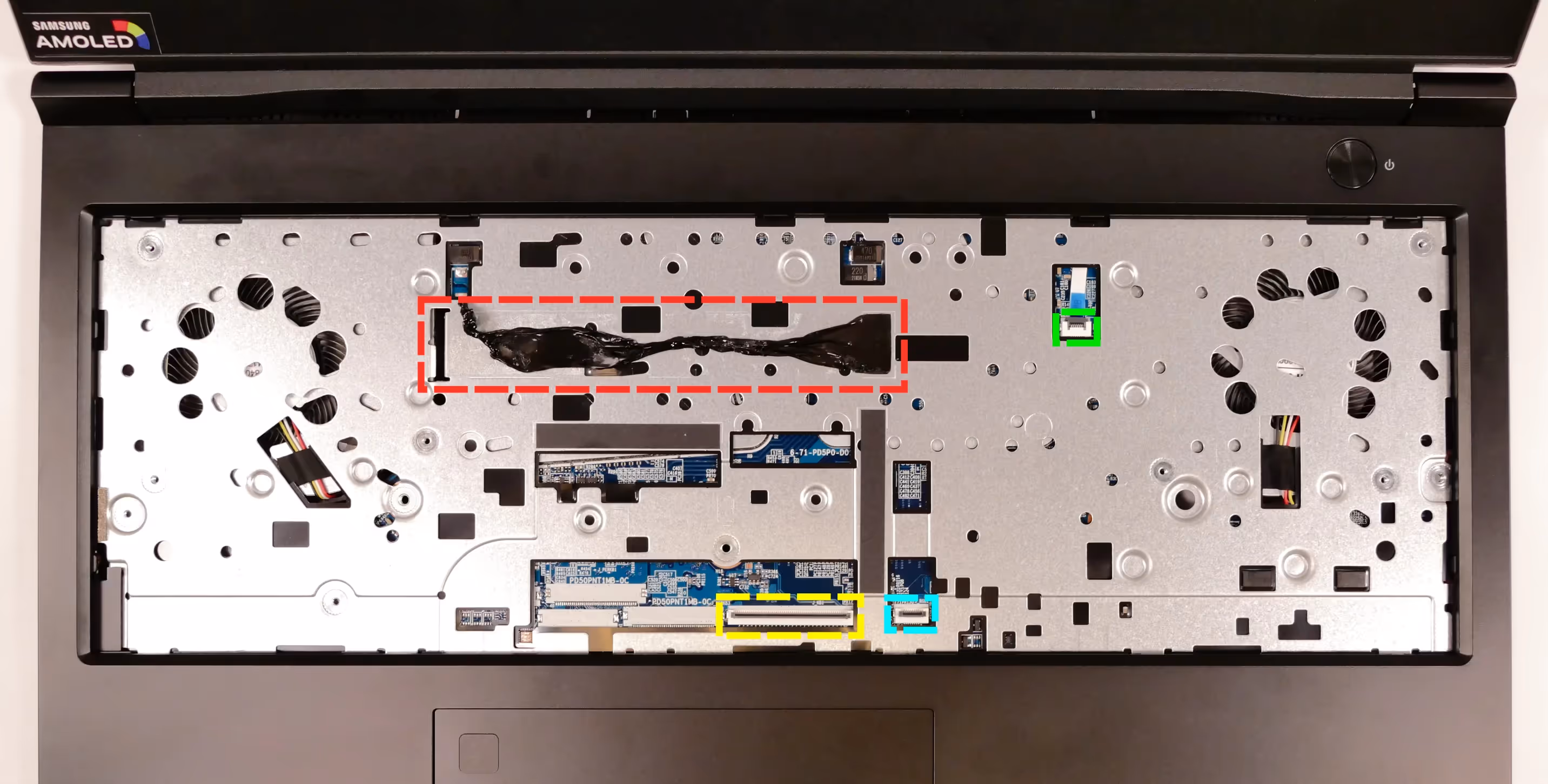 Under-Keyboard Connectors