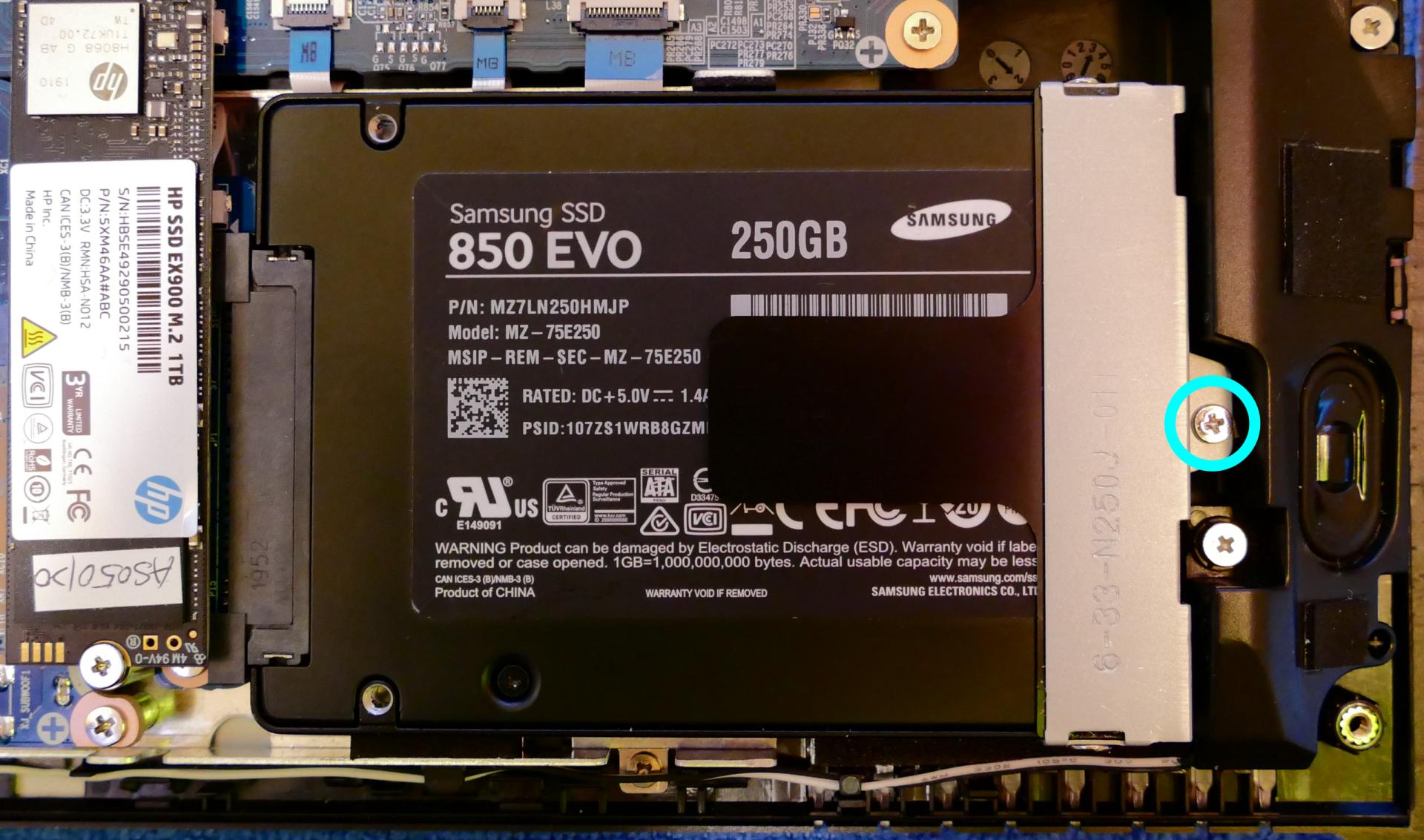 2.5“ drive bracket screw