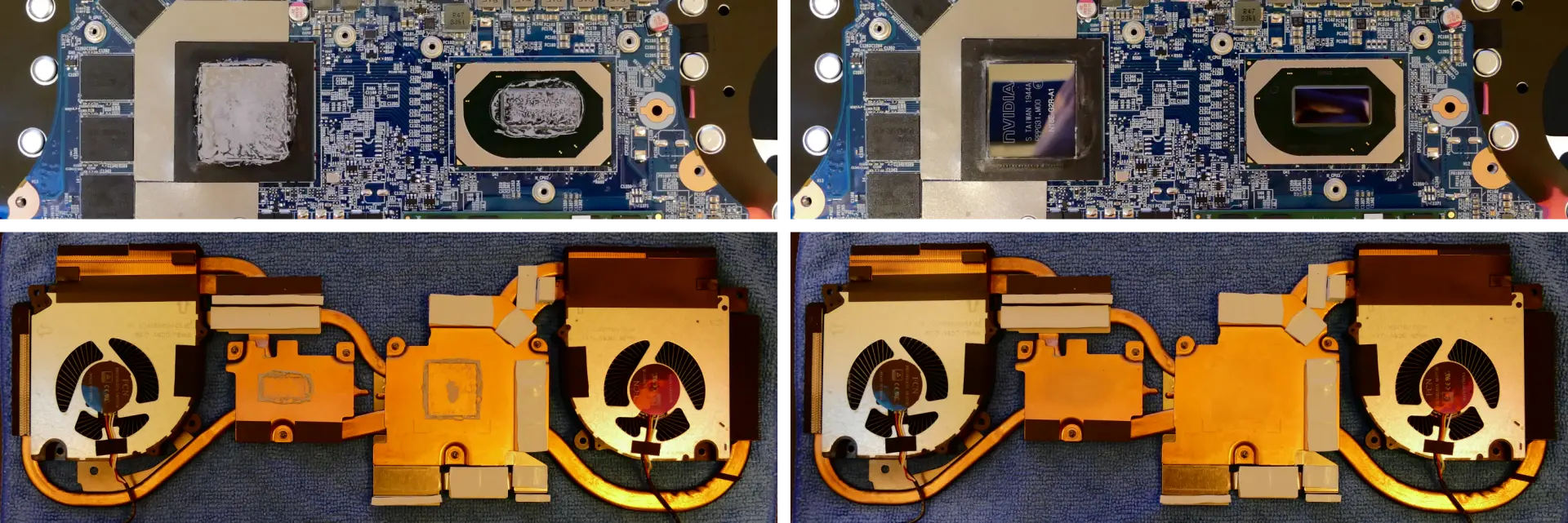 Thermal paste removal