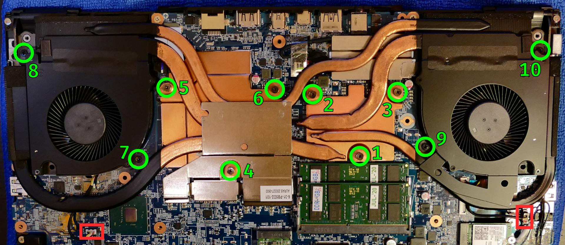 Thermal screws and connectors
