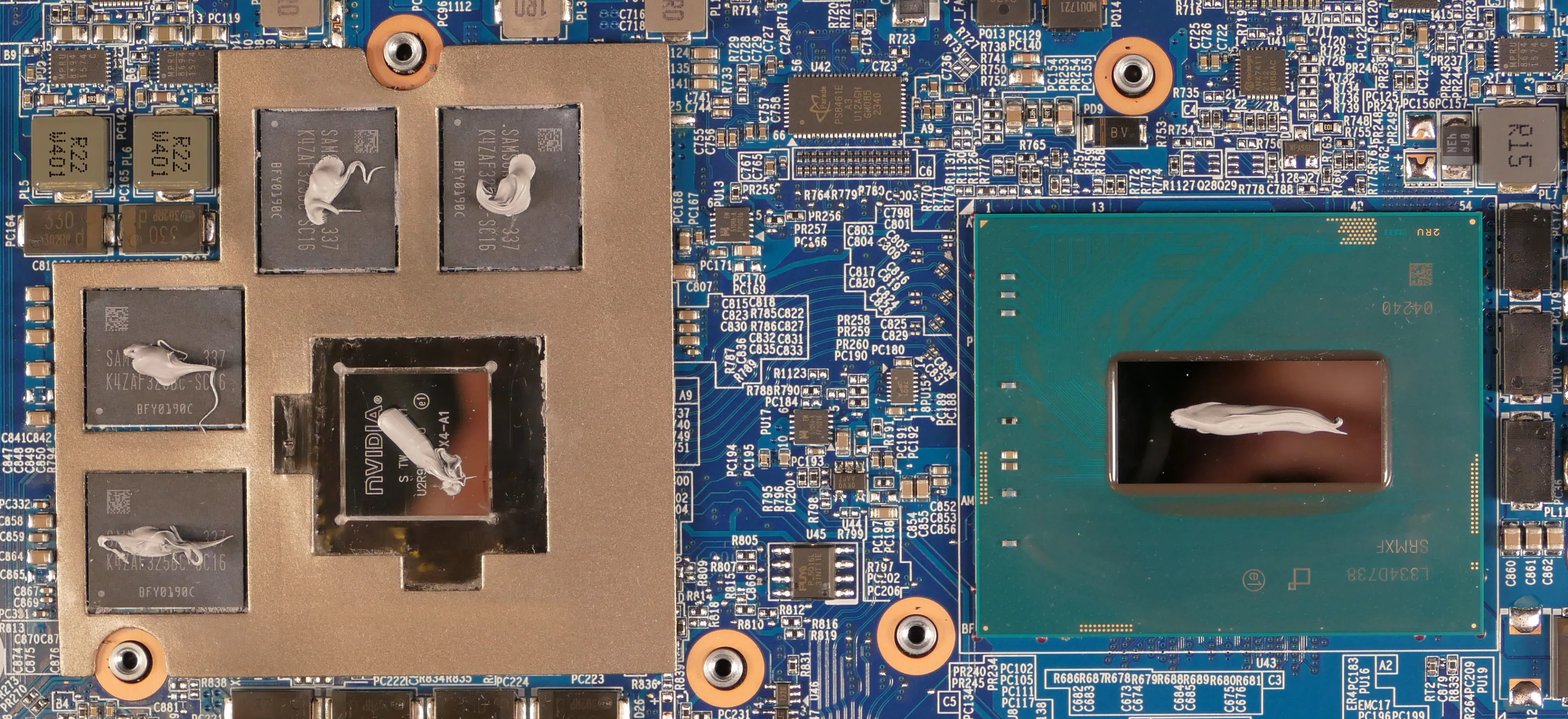 Thermal paste application