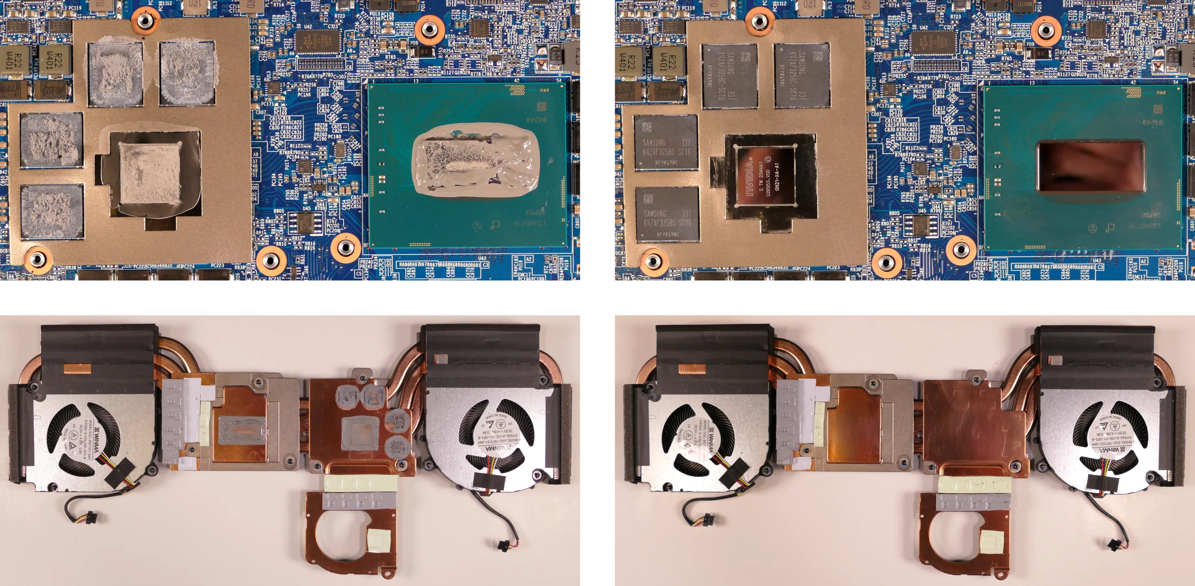 Thermal paste removal