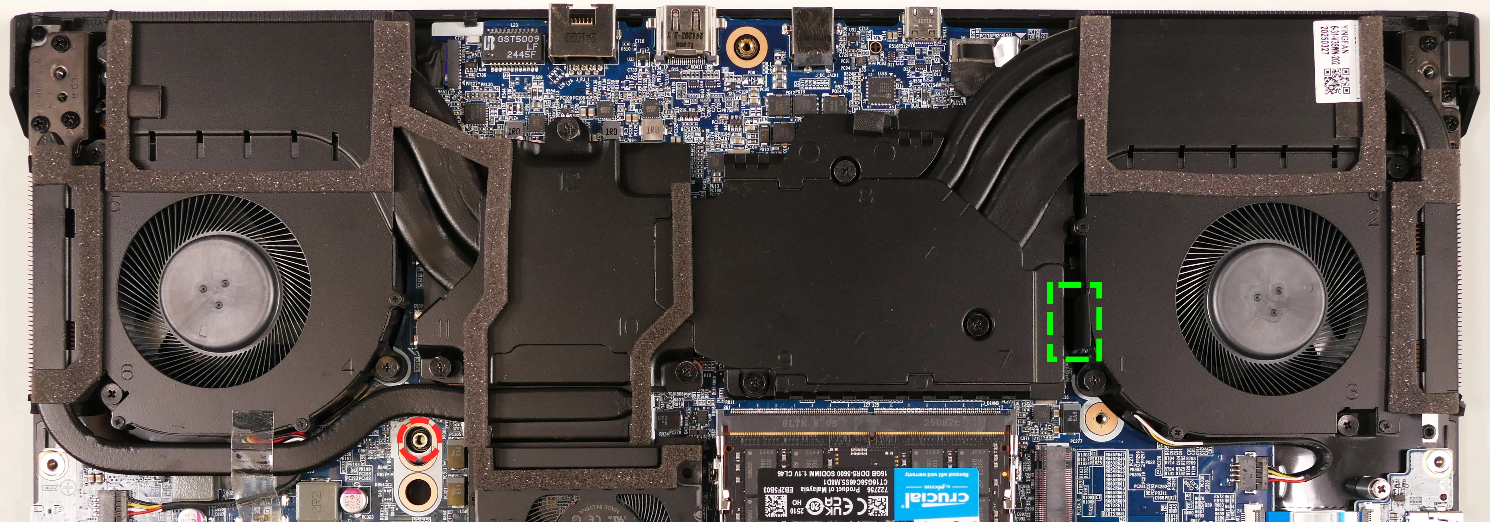 Keyboard adhesive access point & push point (15“)