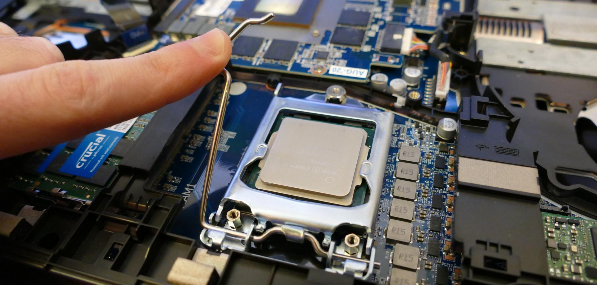 CPU lever (lowering)