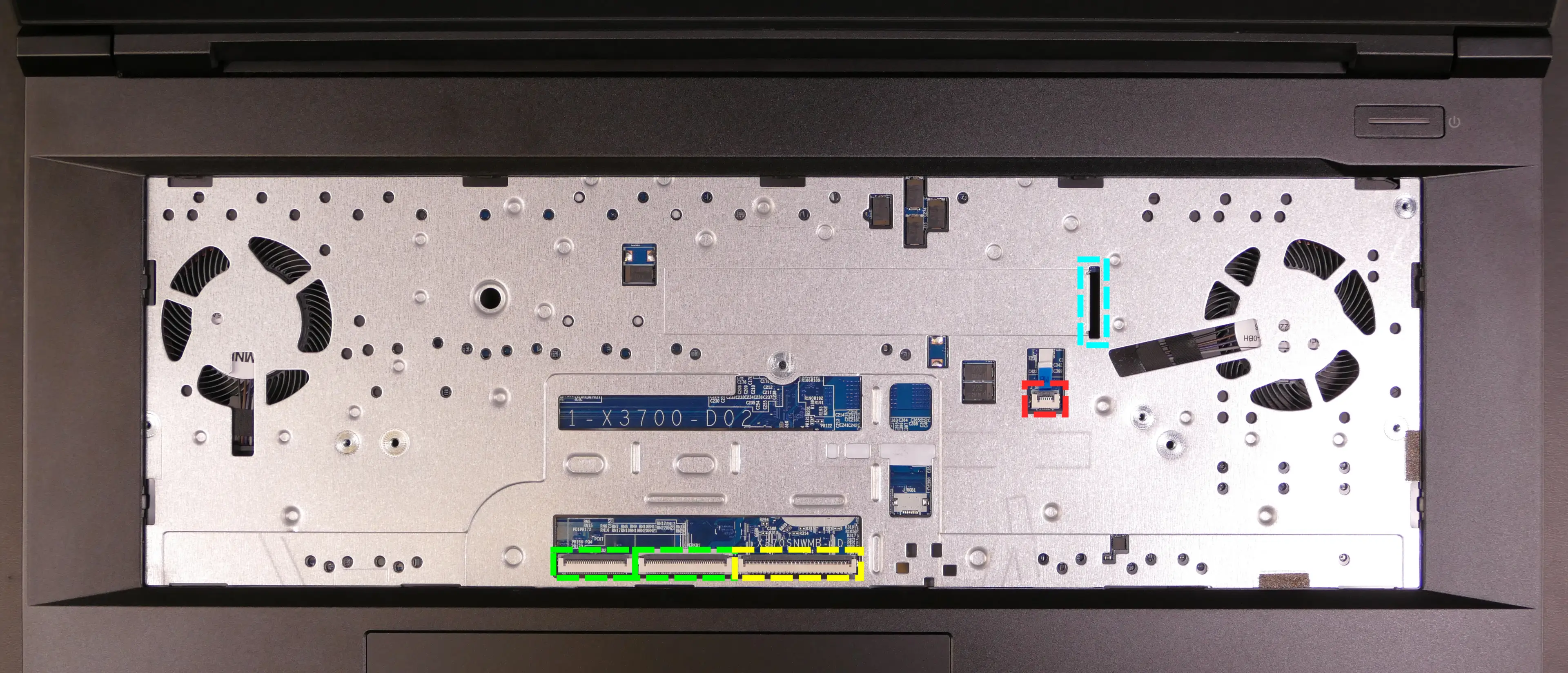 Under-Keyboard Connectors