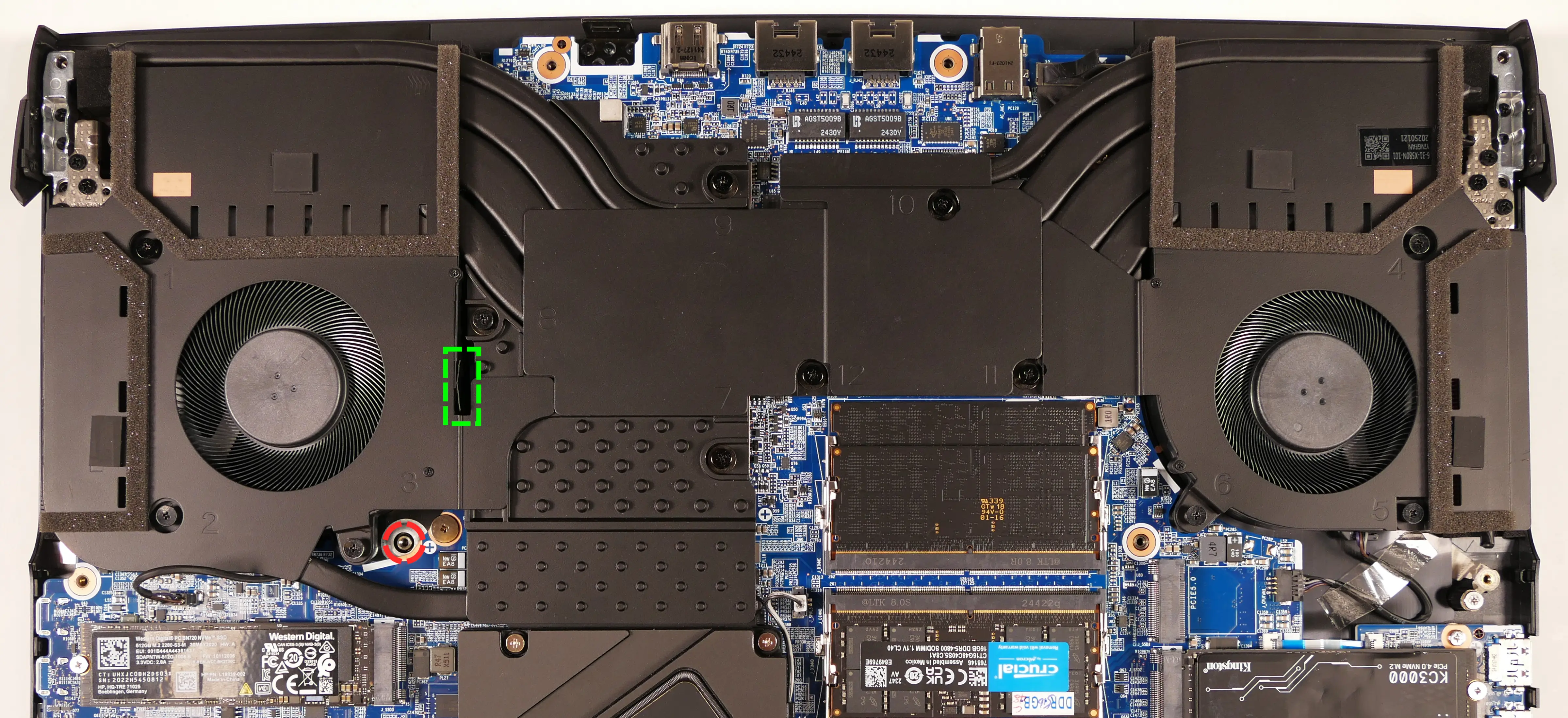 Keyboard adhesive & push point