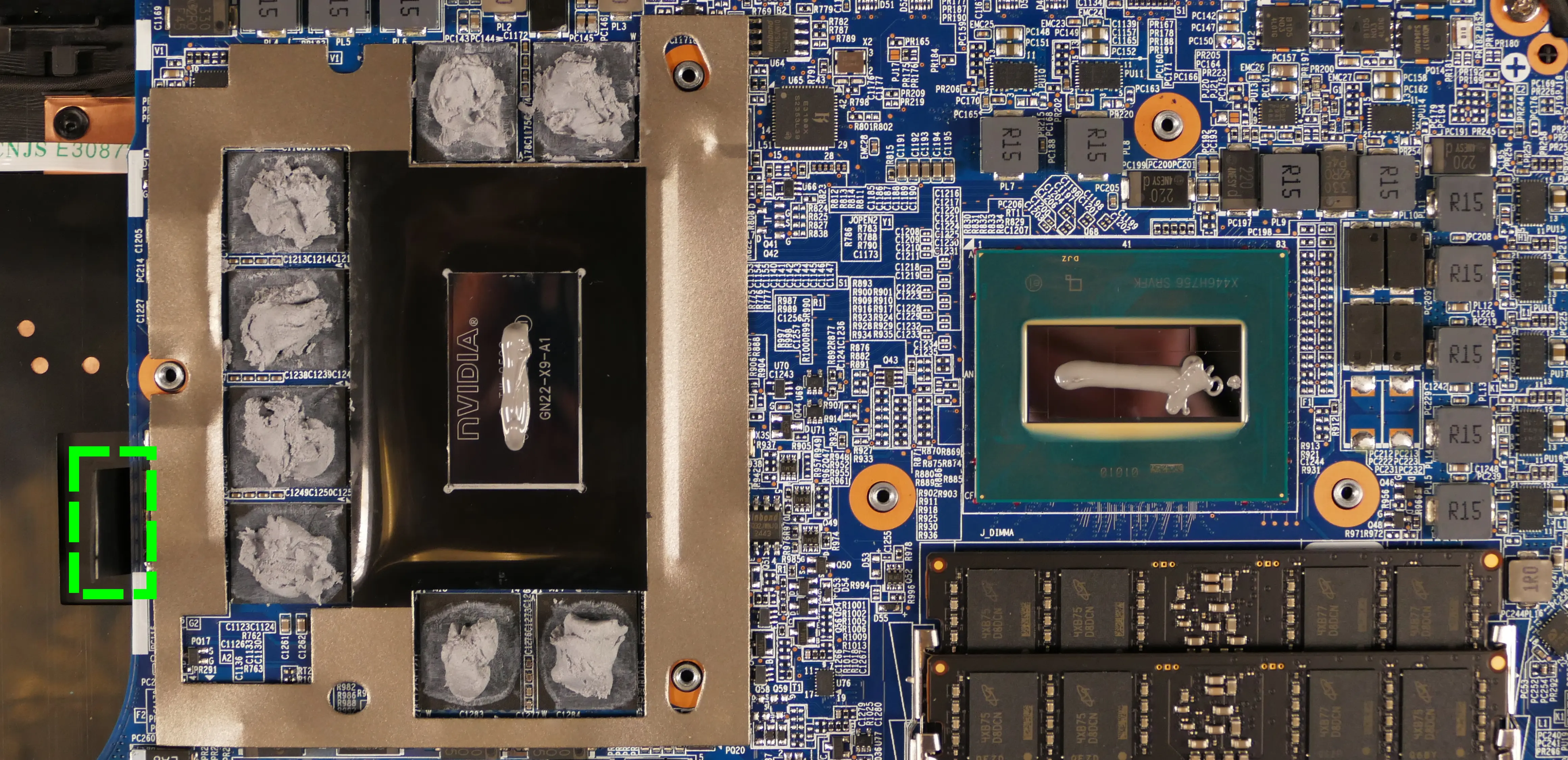 Thermal paste application