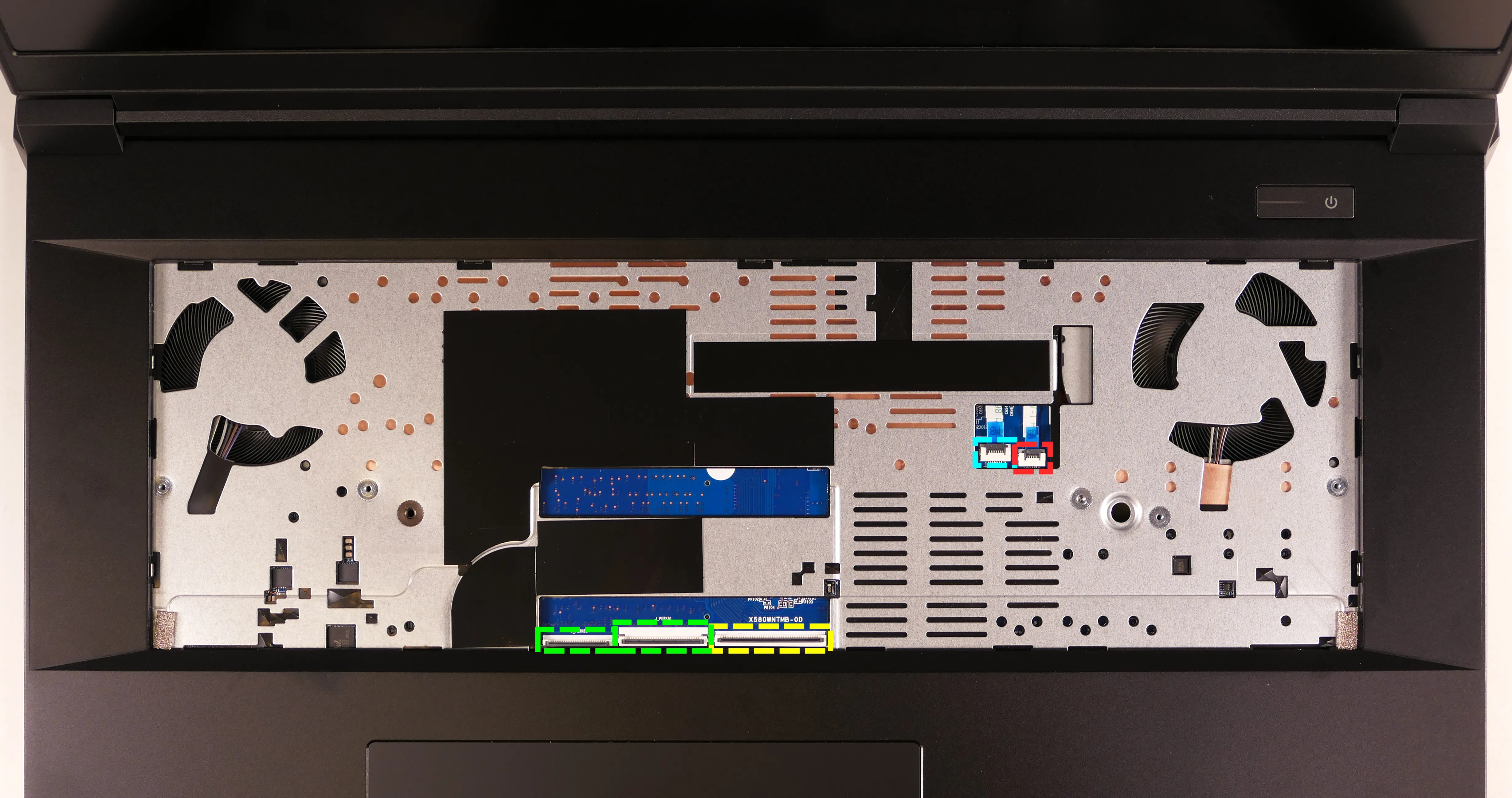 Under-Keyboard Connectors