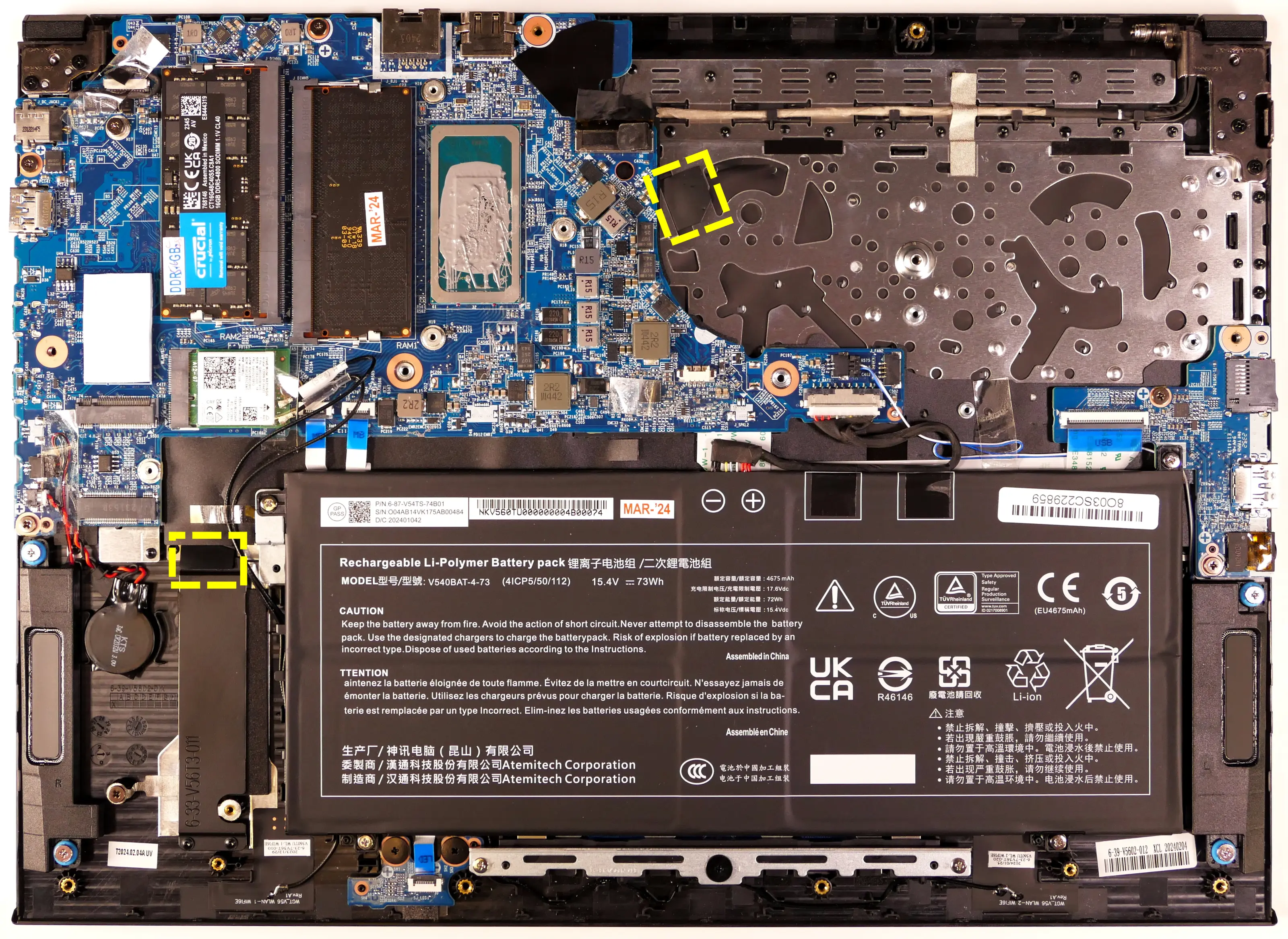 Keyboard adhesive (16“)