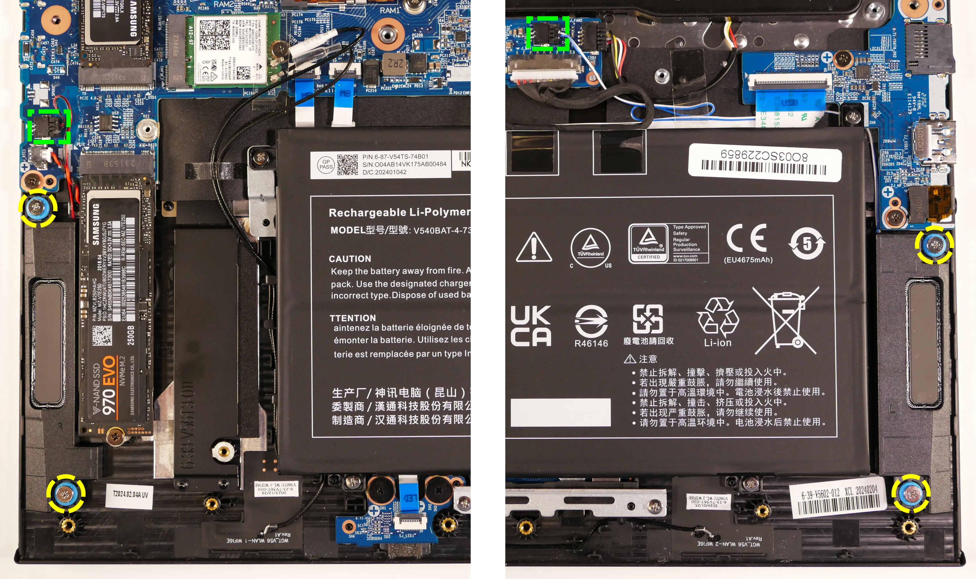Speaker wires and screws (darp10, 16“)