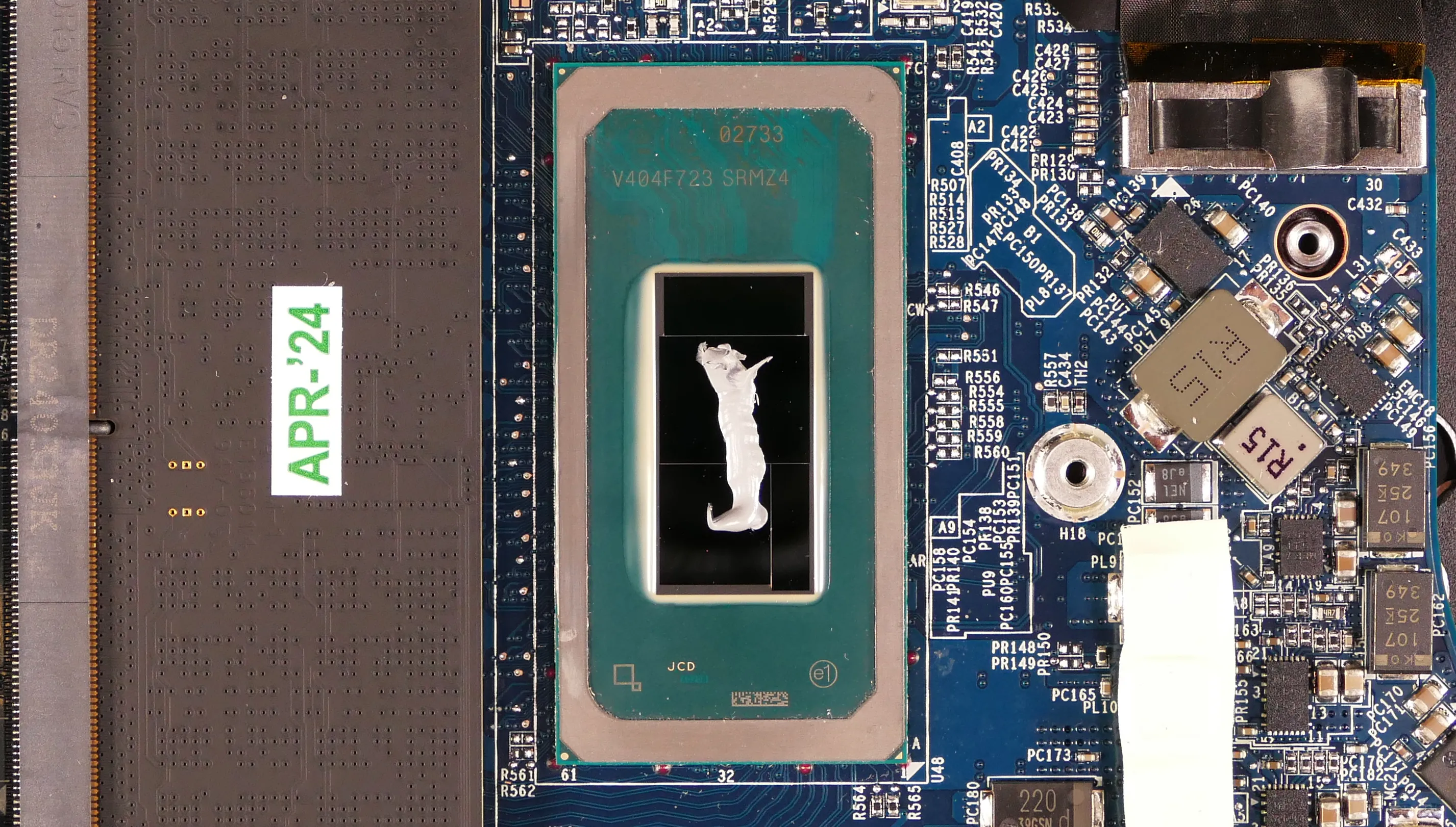 Thermal paste application