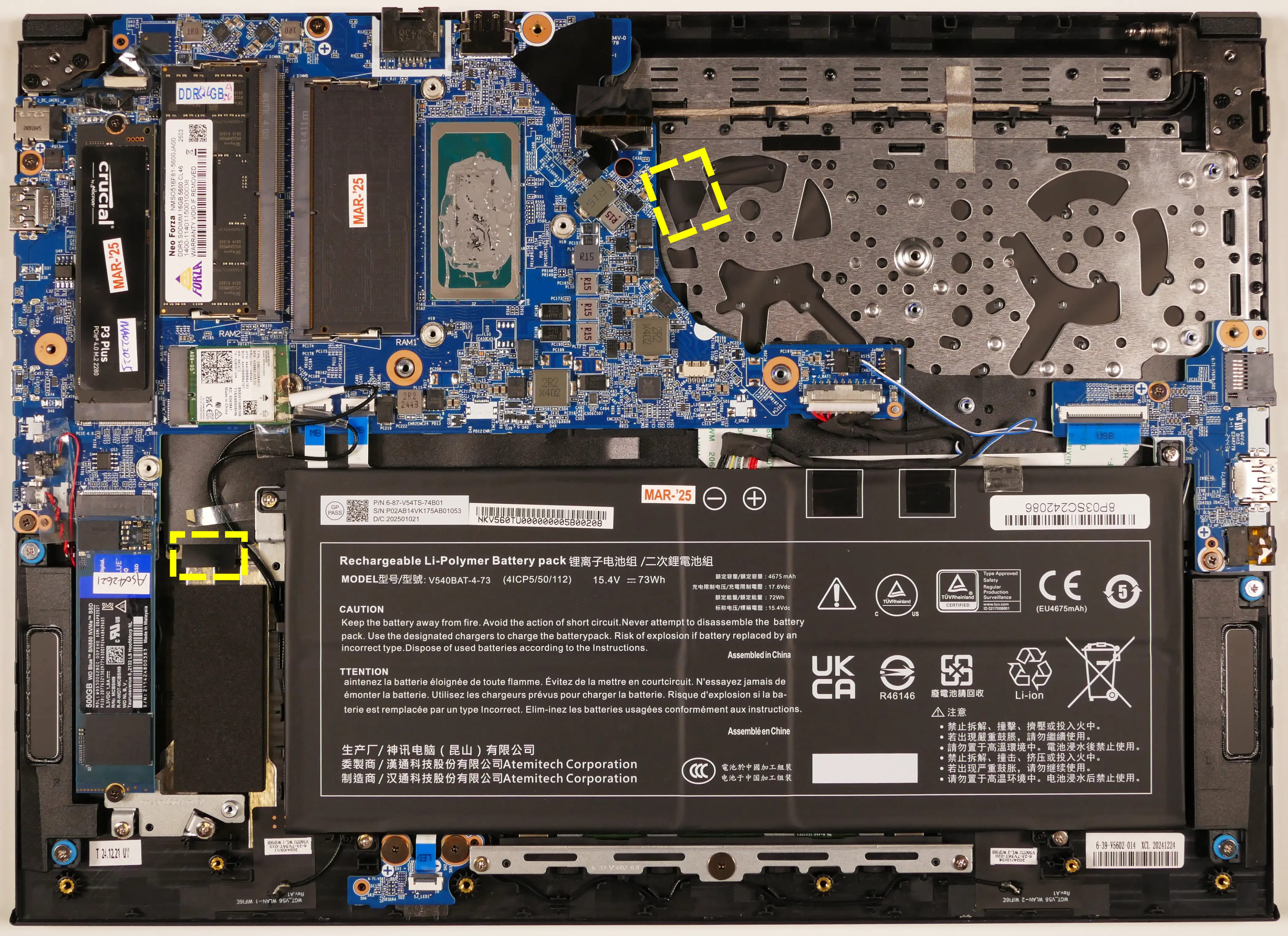 Keyboard adhesive (16“)