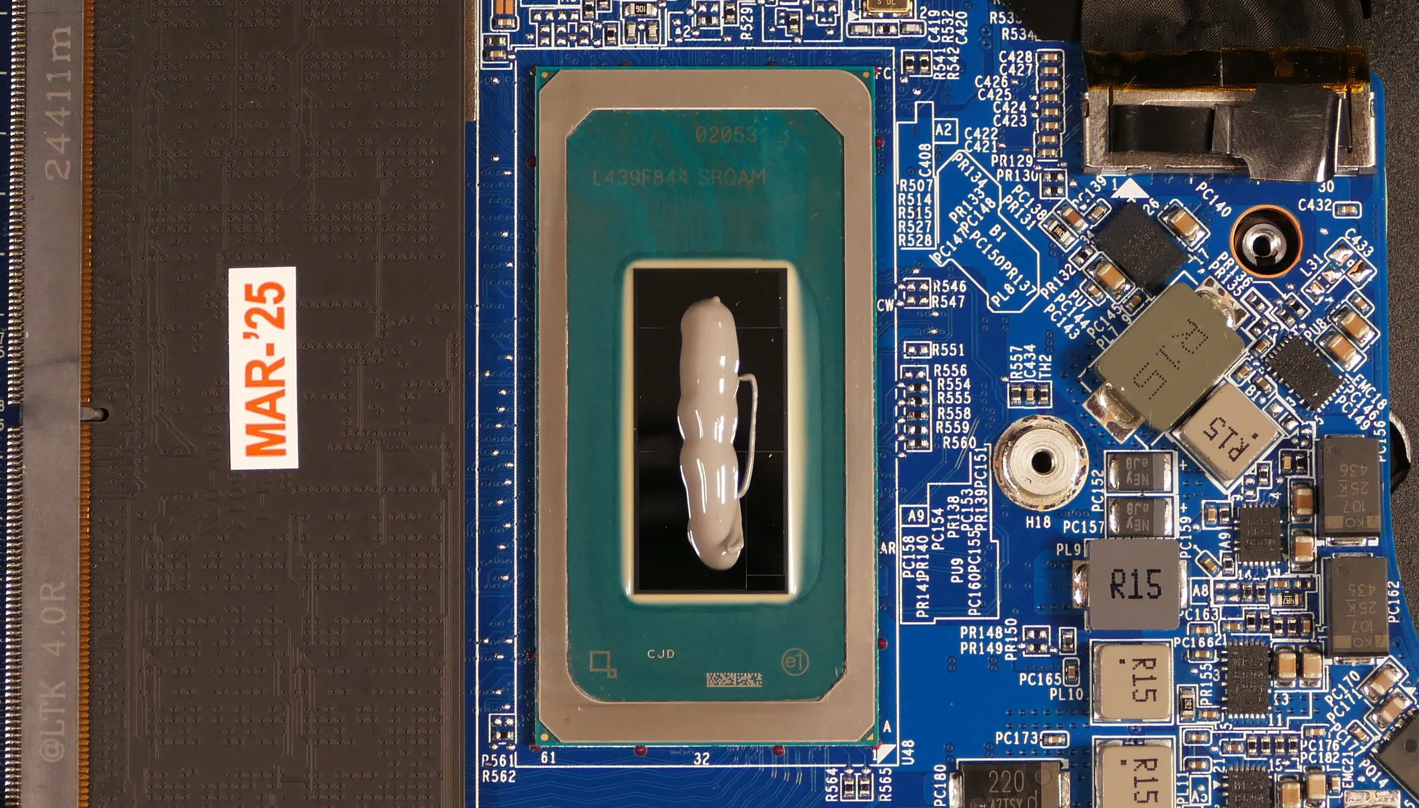 Thermal paste application