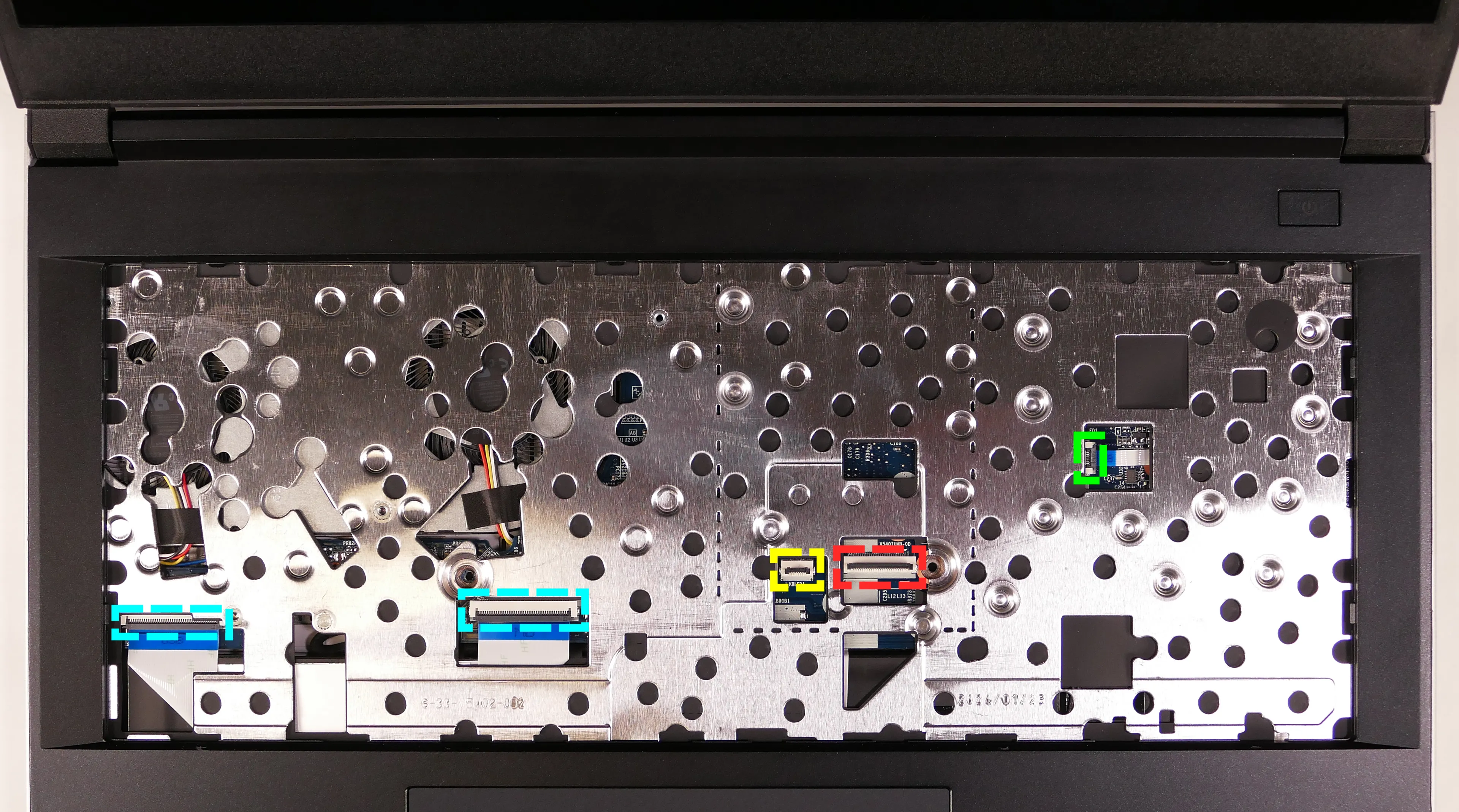 Under-Keyboard Connectors