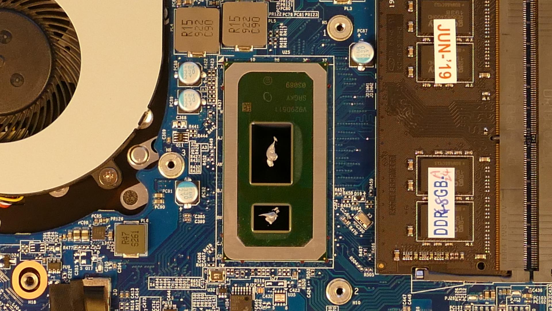 Thermal paste application