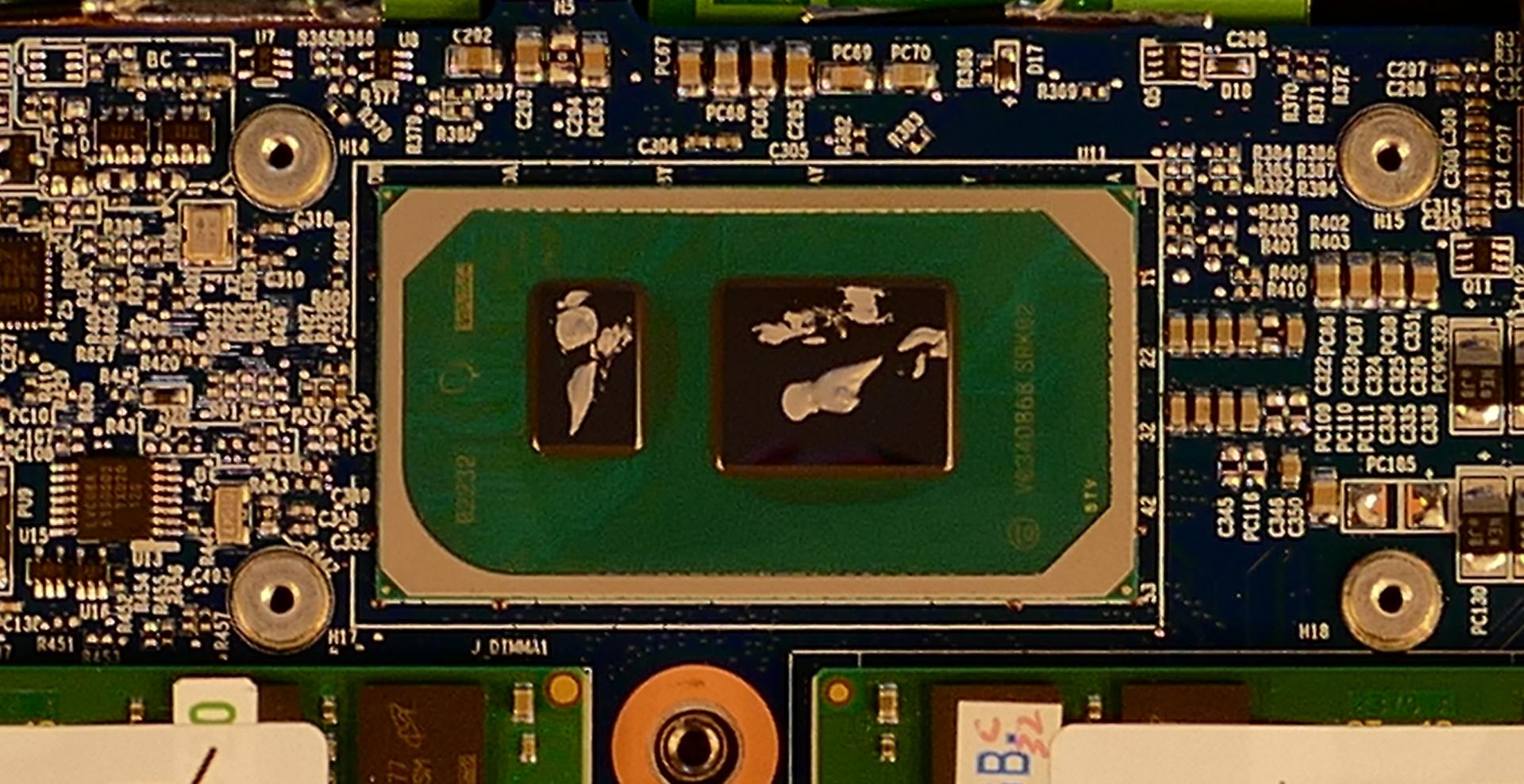 Thermal paste application