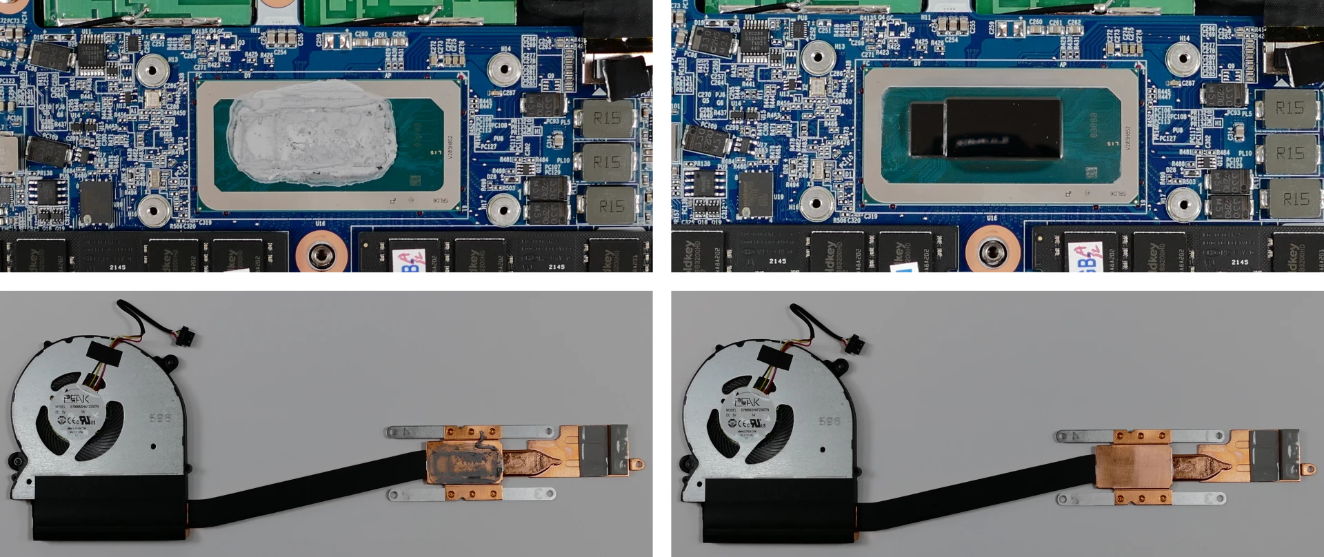 Thermal paste removal