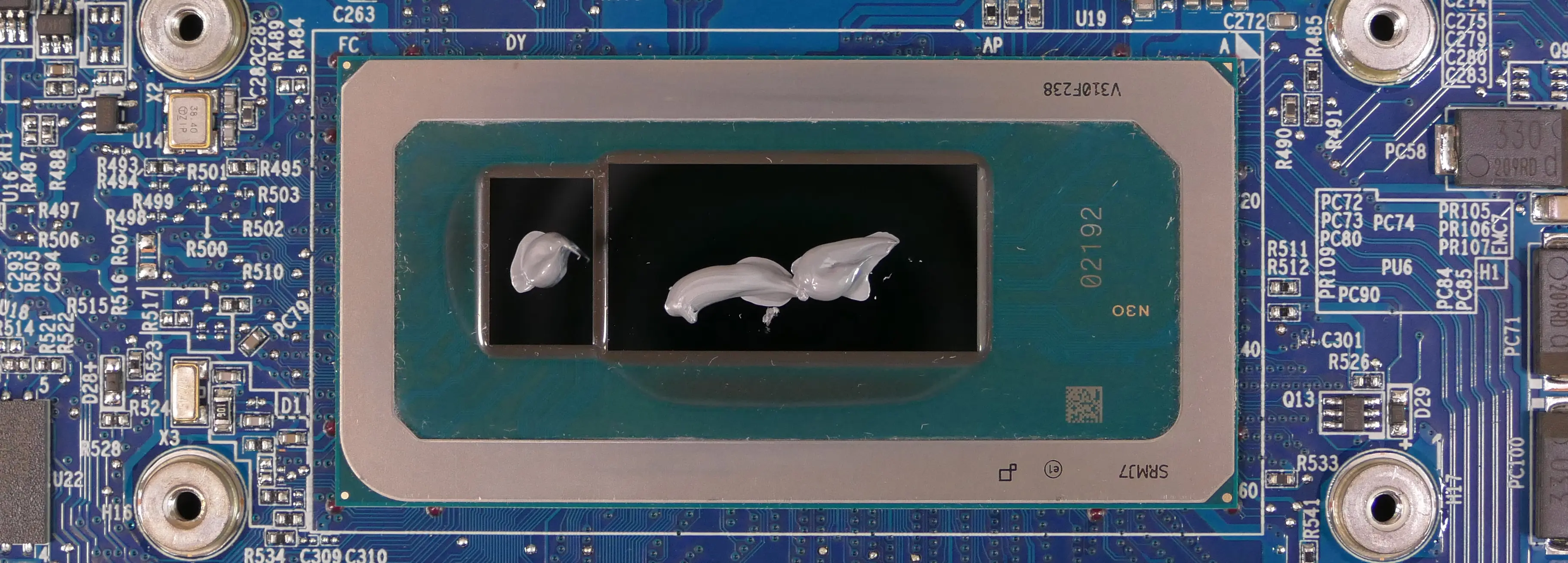 Thermal paste application