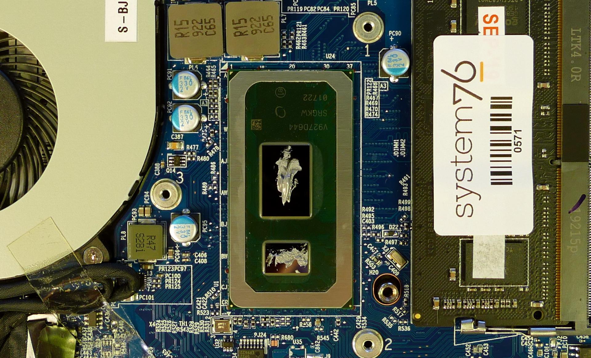 Thermal paste application