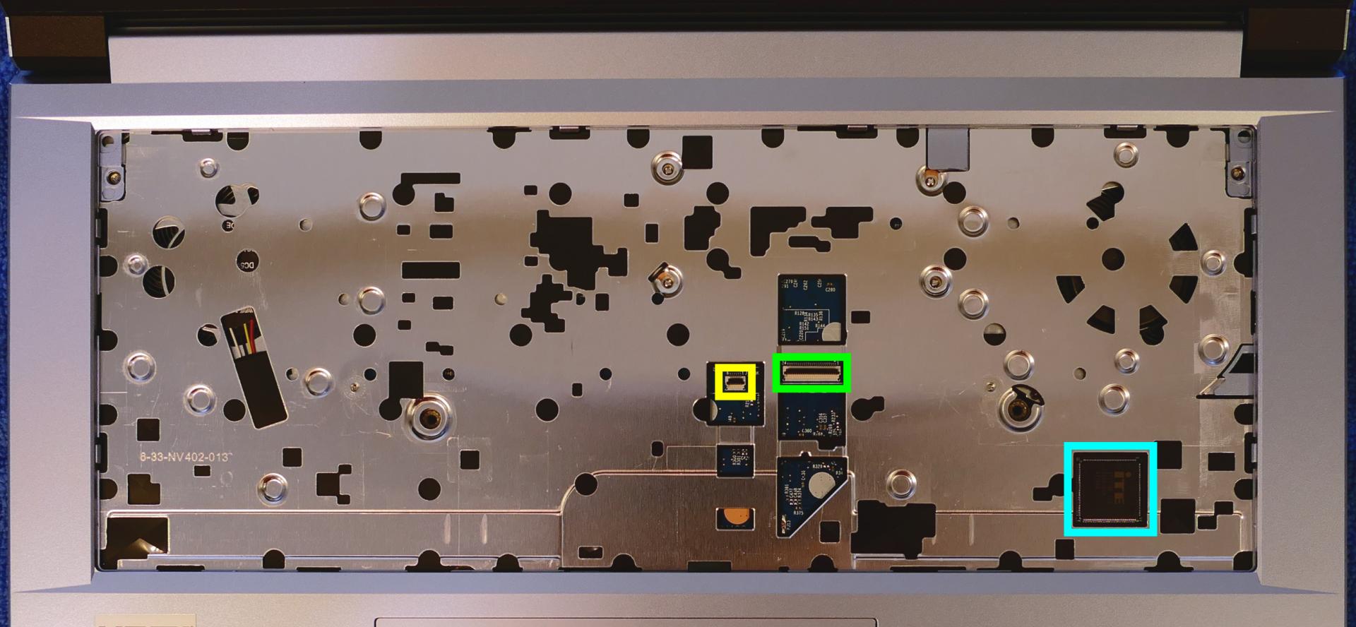 Under-Keyboard Connectors