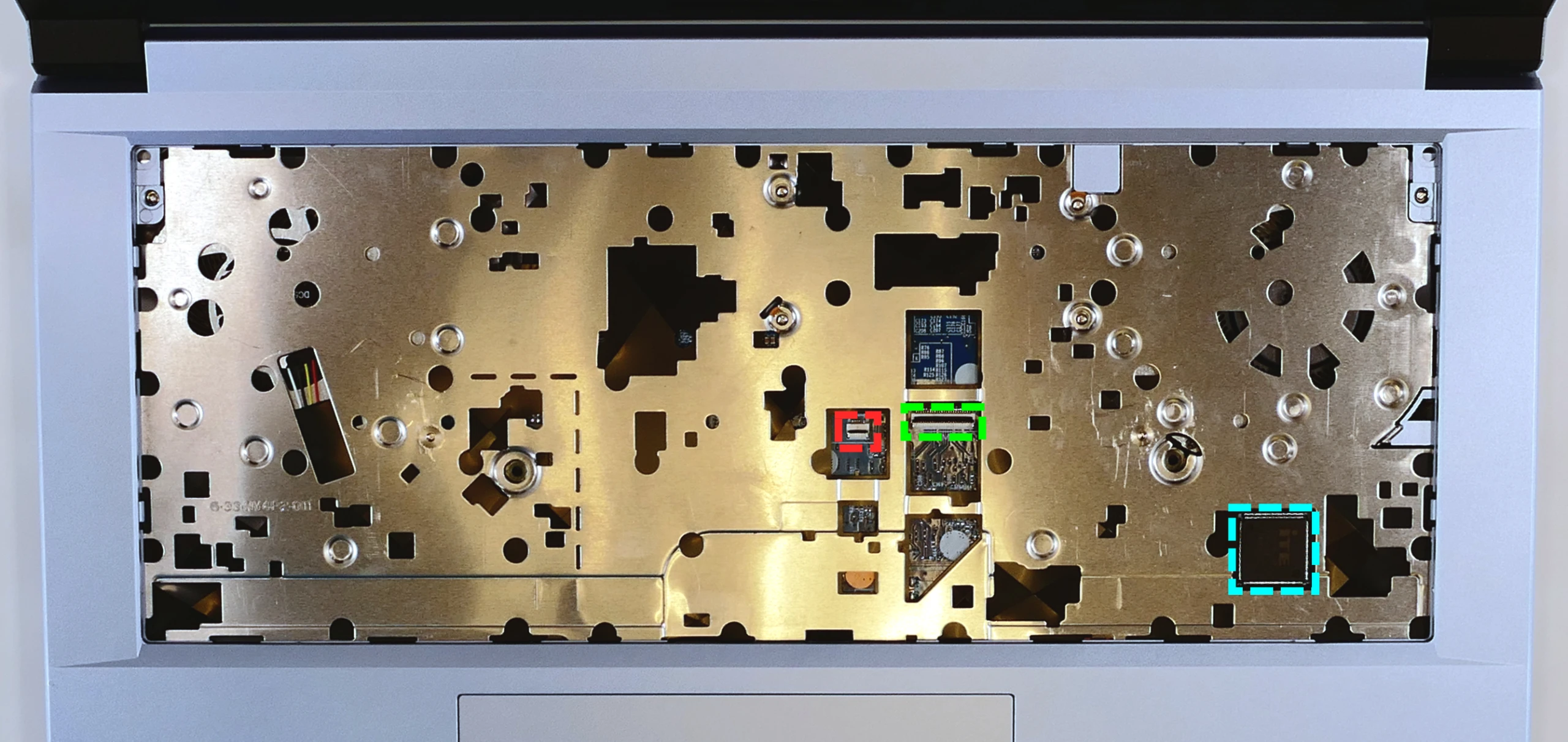 Under-Keyboard Connectors