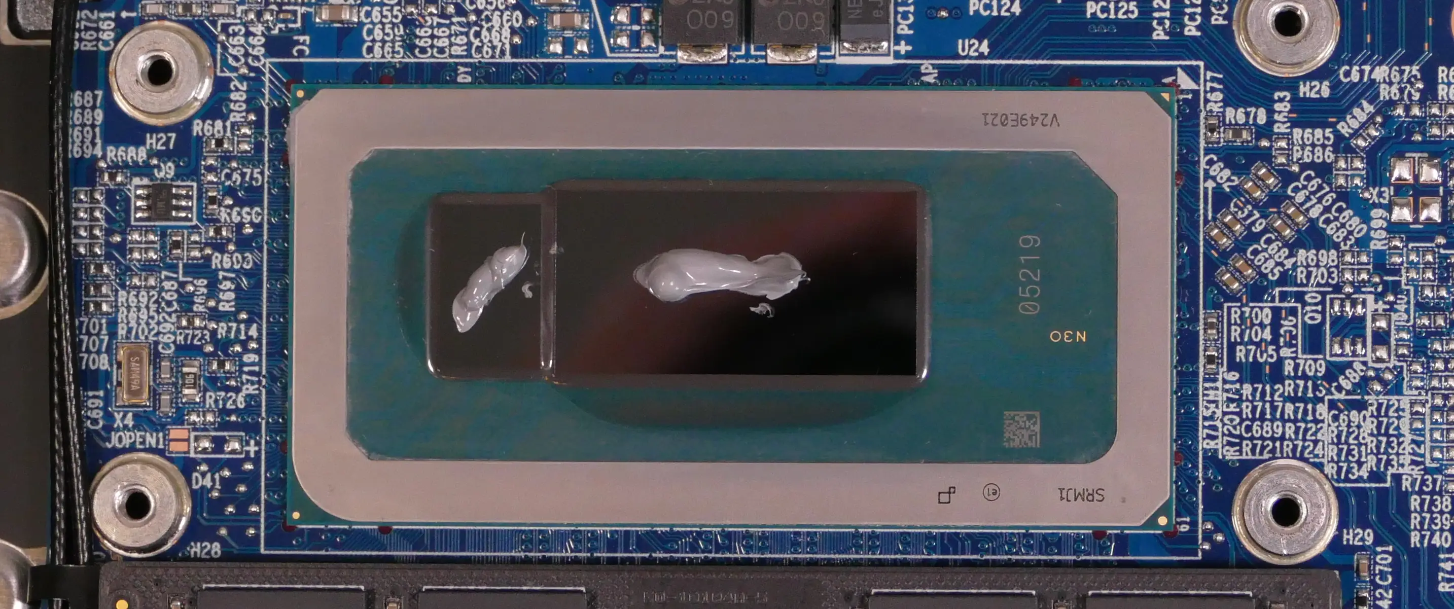 Thermal paste application