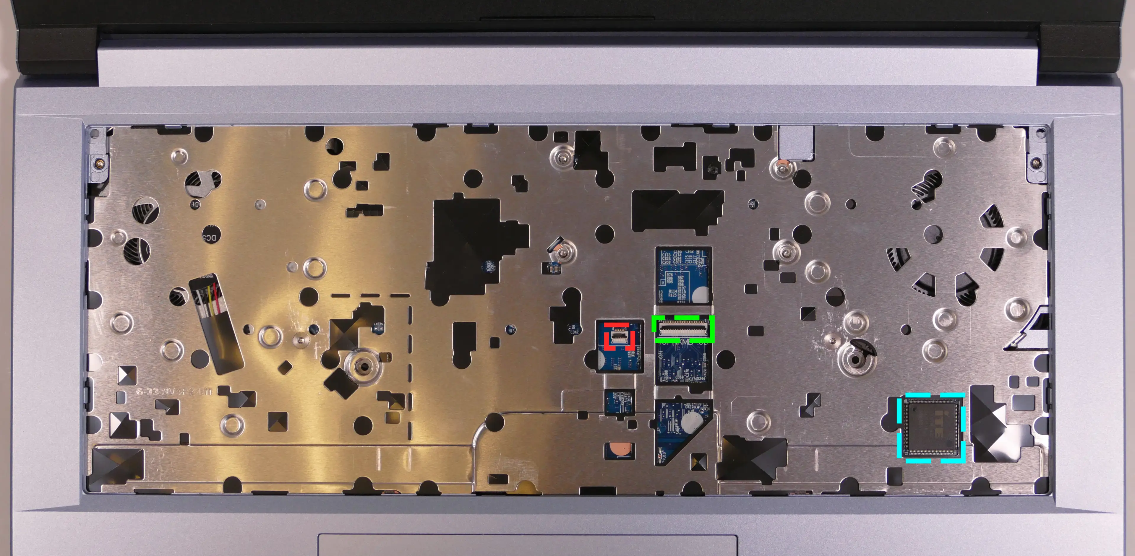 Under-Keyboard Connectors