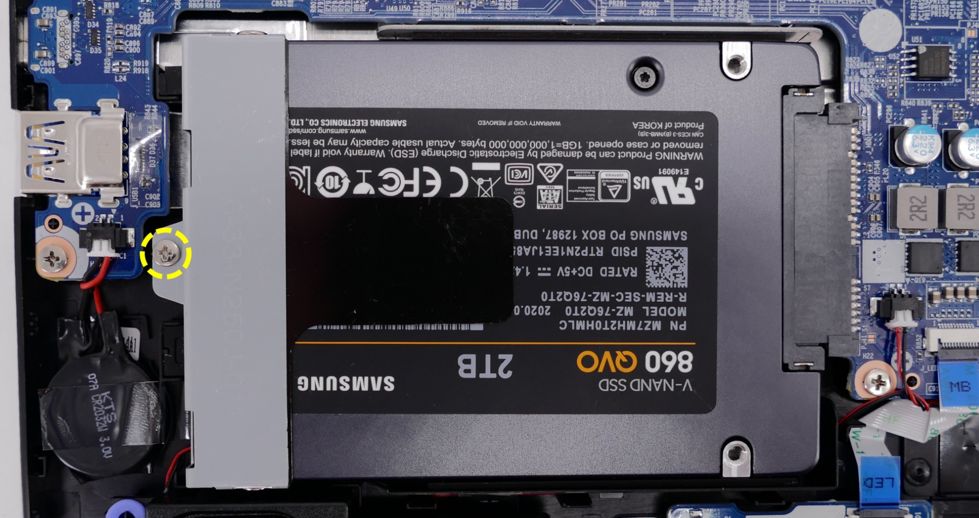 2.5“ drive bracket screw