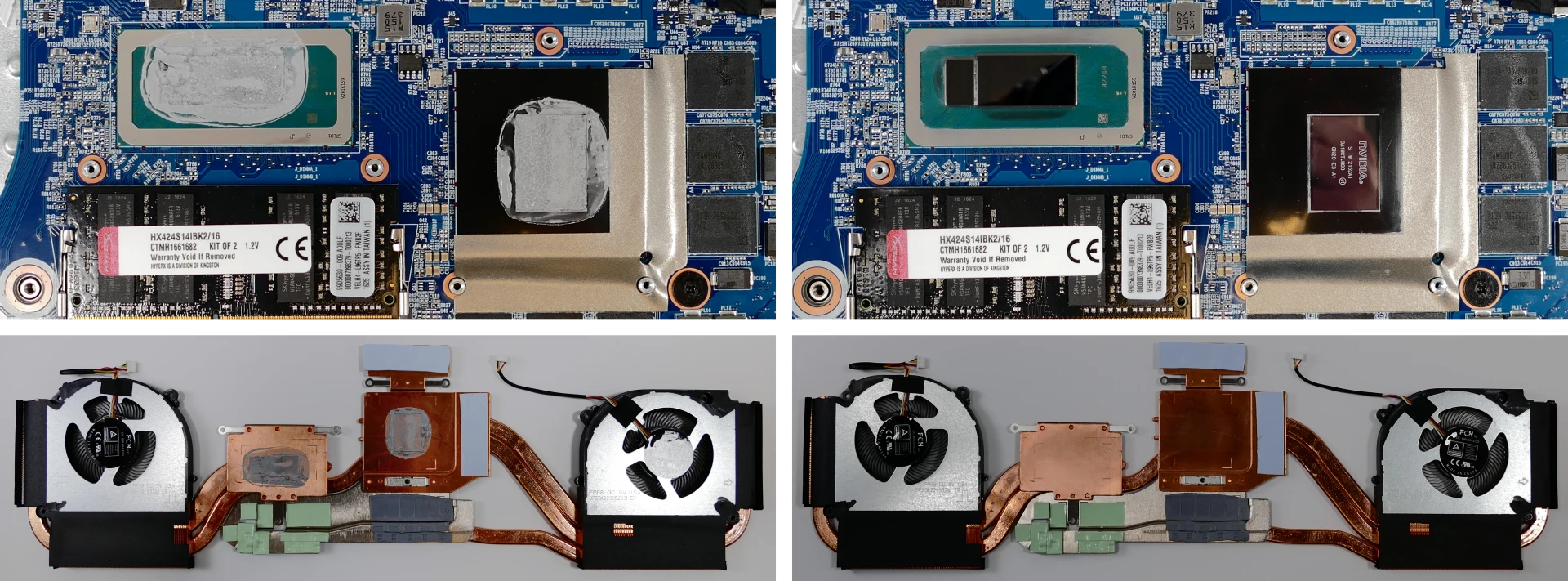 Thermal paste removal